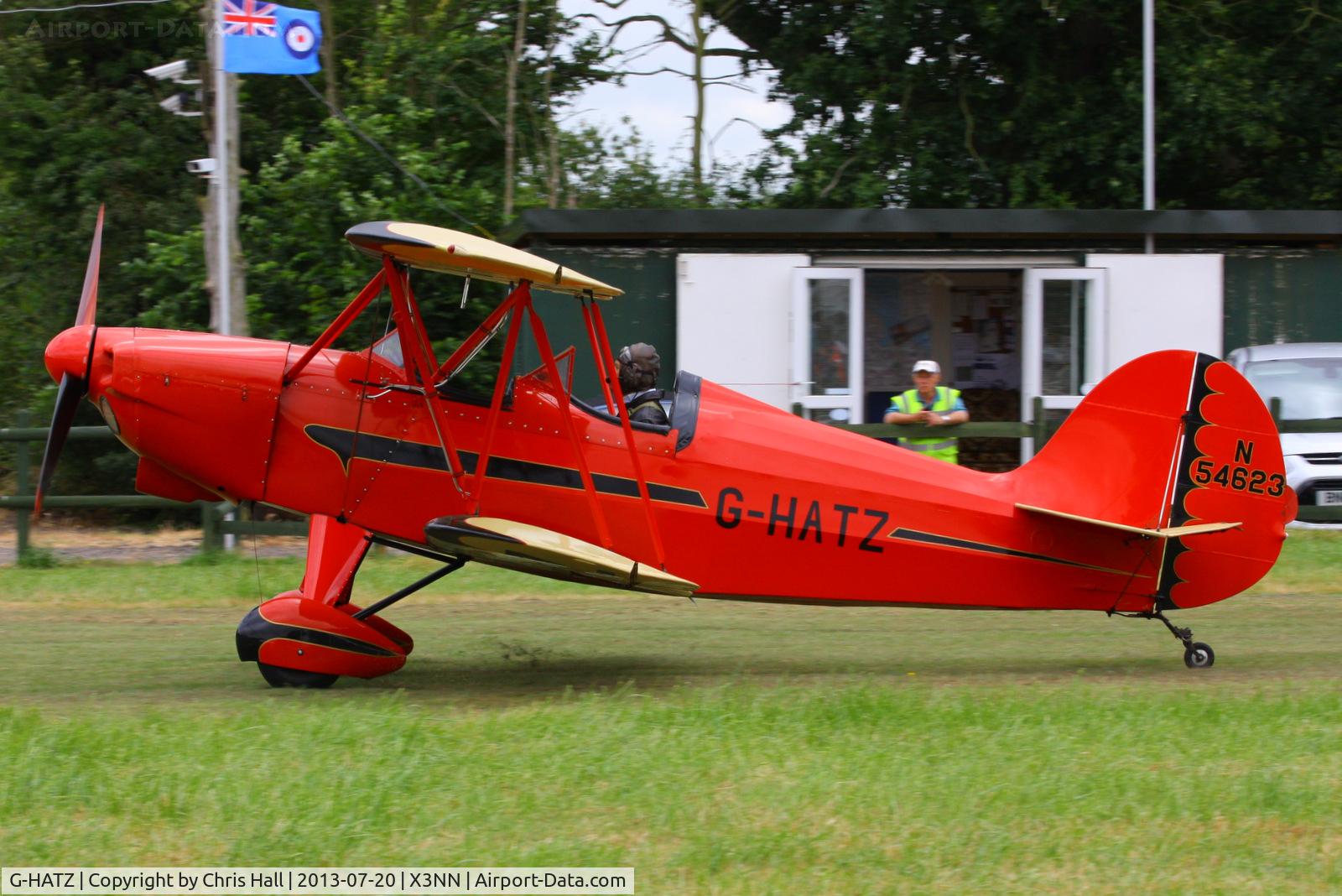 G-HATZ, 1981 Hatz CB-1 C/N 17, at the Stoke Golding stakeout 2013