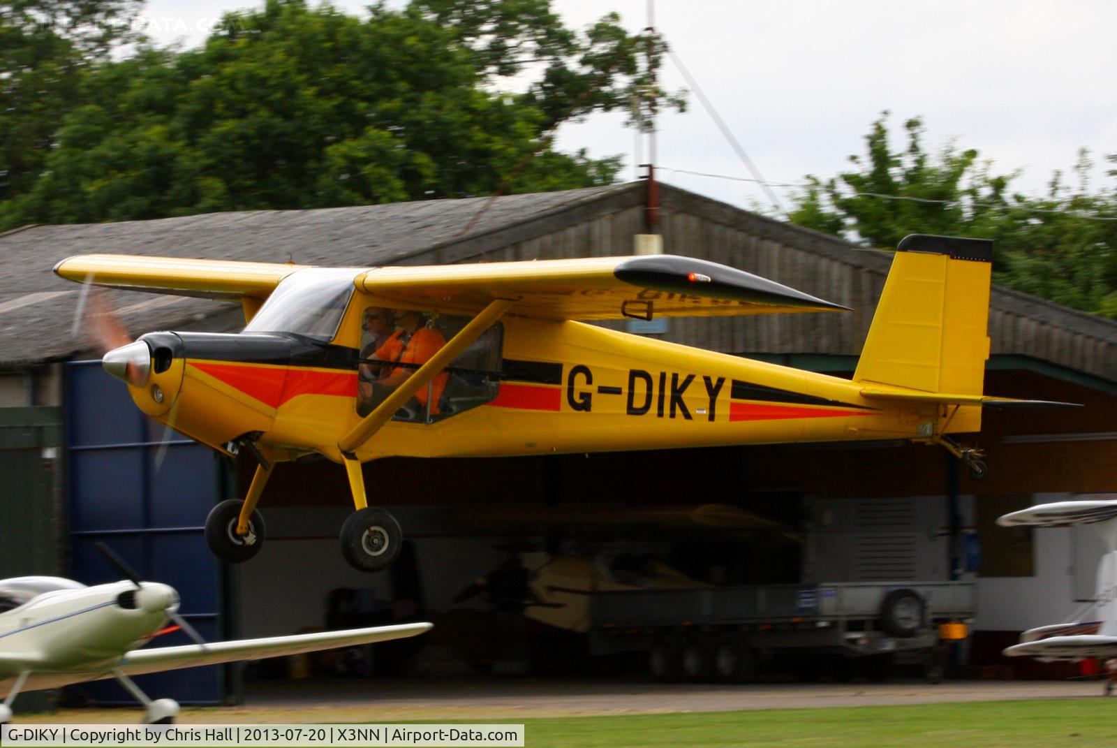 G-DIKY, 2003 Murphy Rebel C/N PFA 232-13182, at the Stoke Golding stakeout 2013