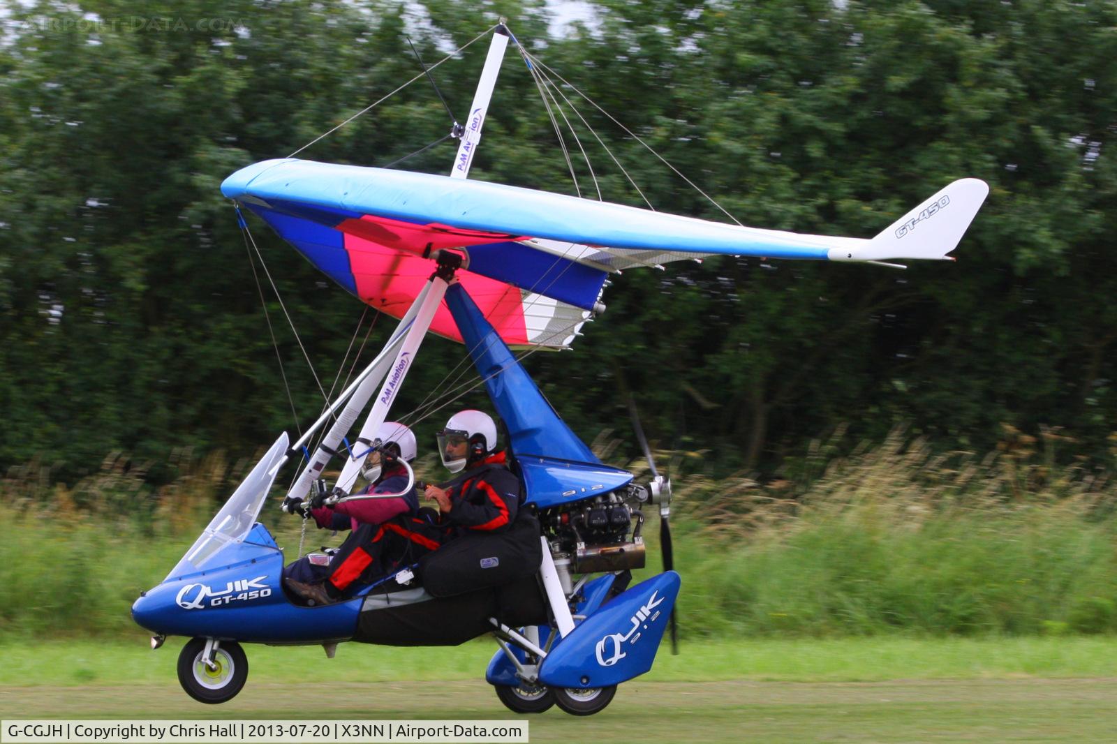 G-CGJH, P&M Aviation Quik GT450 C/N 8511, at the Stoke Golding stakeout 2013