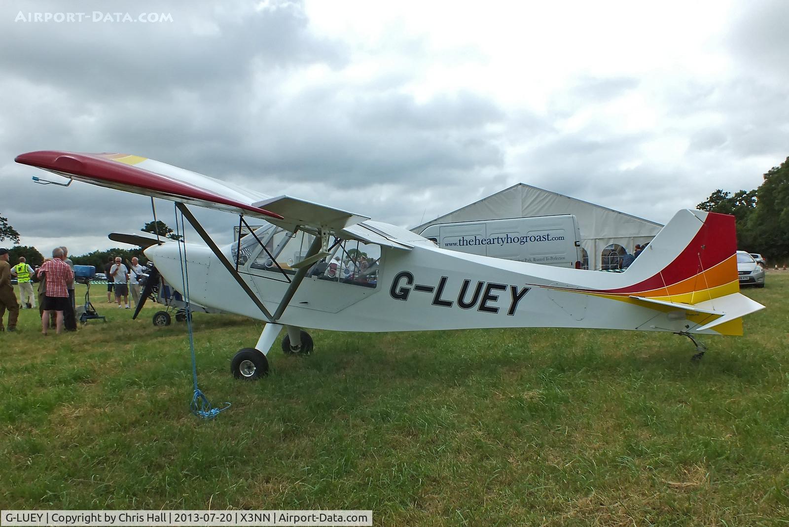 G-LUEY, 2010 Rans S-7S Courier C/N LAA 218-14772, at the Stoke Golding stakeout 2013