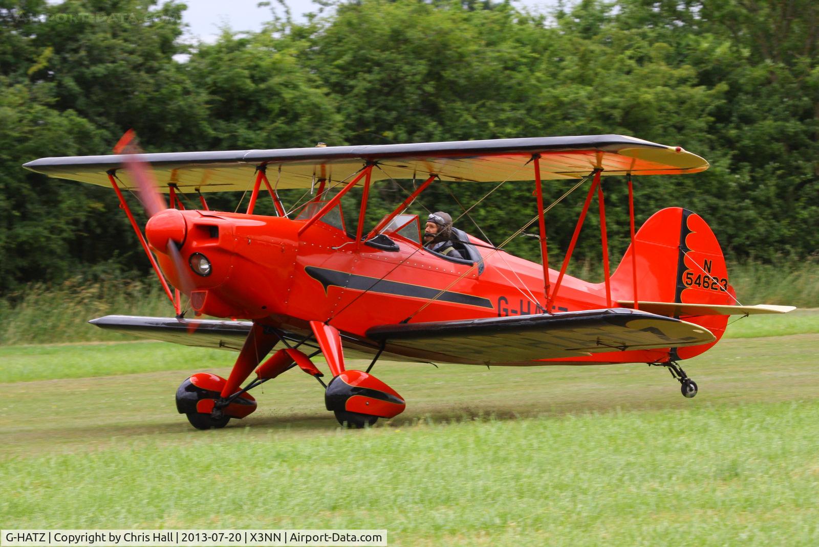 G-HATZ, 1981 Hatz CB-1 C/N 17, at the Stoke Golding stakeout 2013