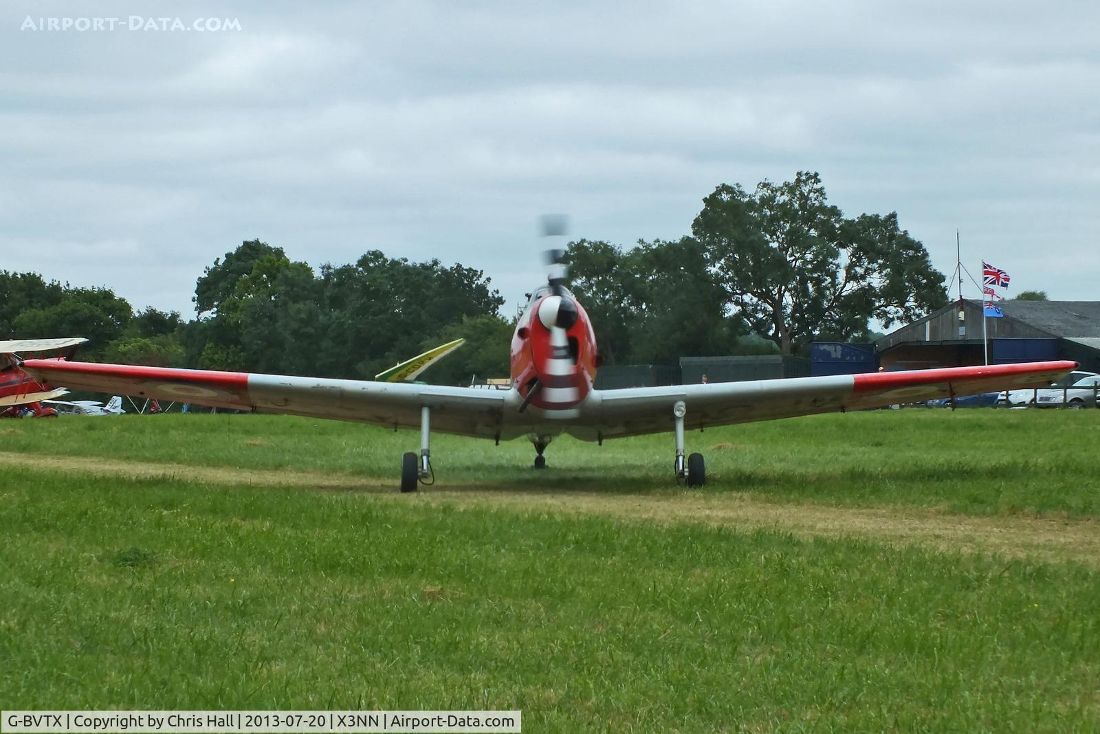 G-BVTX, 1952 De Havilland DHC-1 Chipmunk T.10 C/N C1/0705, at the Stoke Golding stakeout 2013
