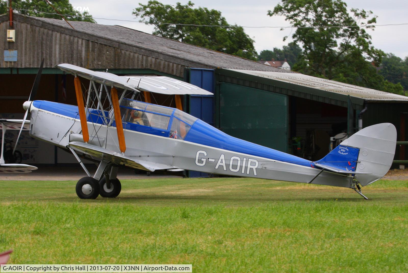 G-AOIR, 1943 Thruxton Jackaroo C/N 82882, at the Stoke Golding stakeout 2013