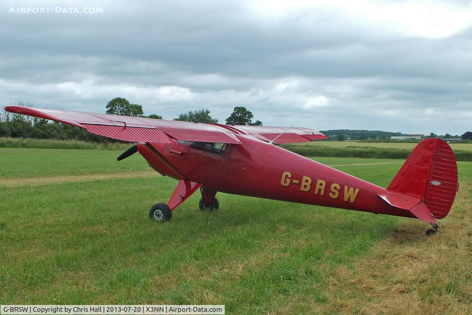 G-BRSW, 1946 Luscombe 8A C/N 3249, at the Stoke Golding stakeout 2013