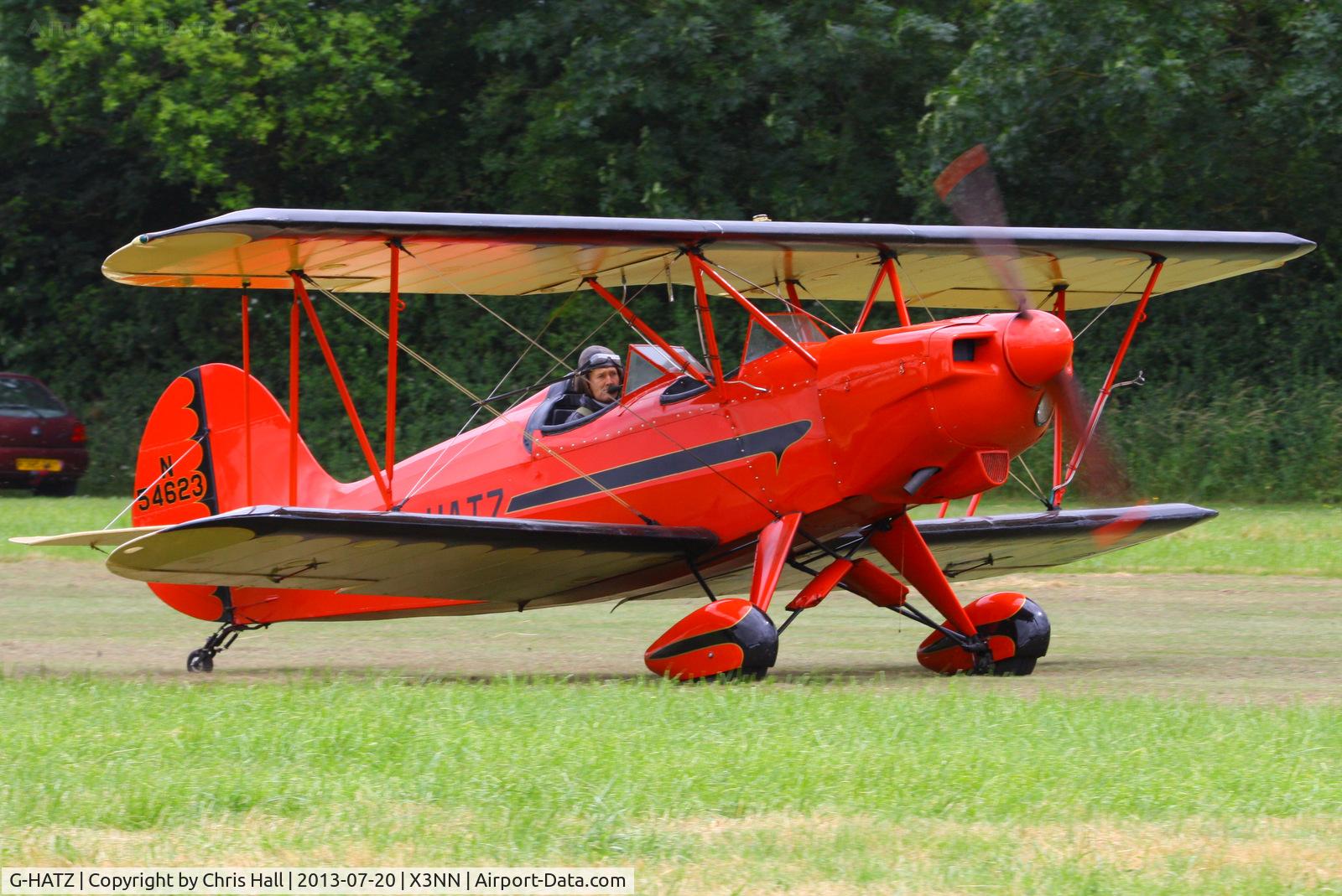 G-HATZ, 1981 Hatz CB-1 C/N 17, at the Stoke Golding stakeout 2013