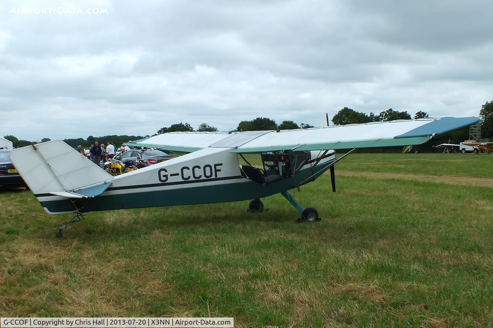 G-CCOF, 2004 Rans S-6ESA Coyote II C/N PFA 204-14037, at the Stoke Golding stakeout 2013