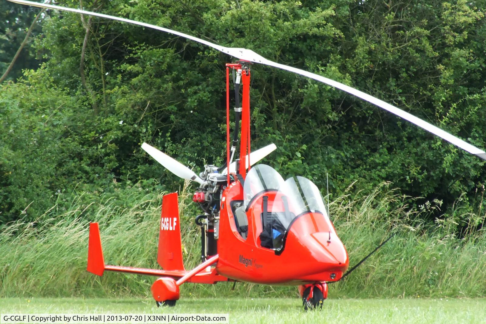 G-CGLF, 2009 Magni Gyro M-16C Tandem Trainer C/N 16-09-5614, at the Stoke Golding stakeout 2013