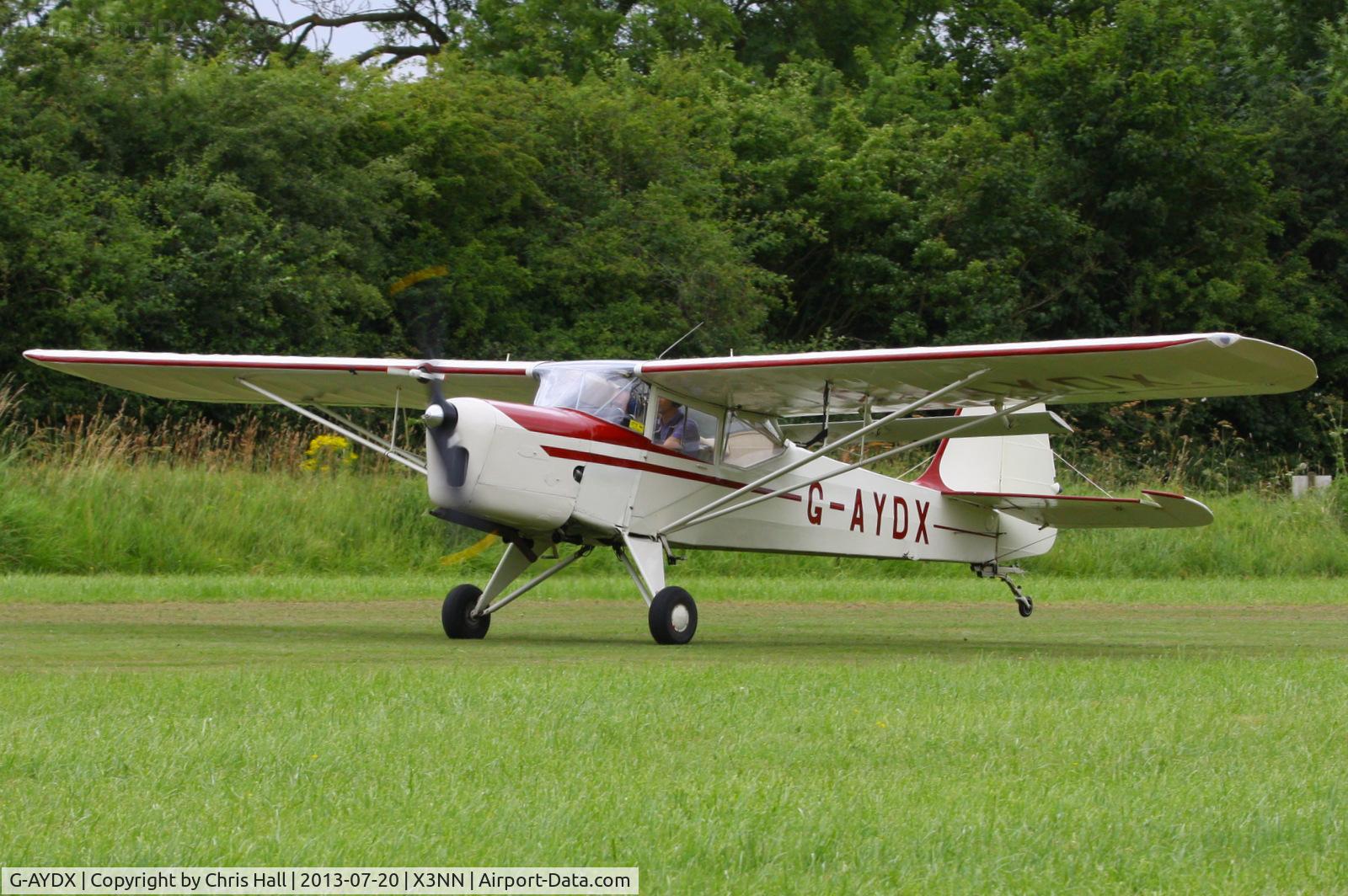 G-AYDX, 1968 Beagle A-61 Terrier 2 C/N B.647, at the Stoke Golding stakeout 2013