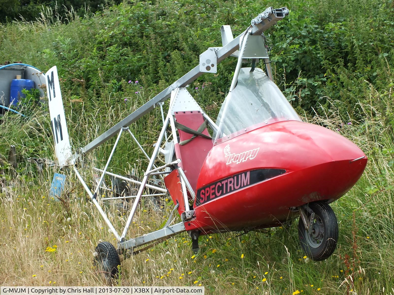 G-MVJM, 1988 Microflight Aircraft Ltd Spectrum C/N 007, at Charity Farm, Baxterley