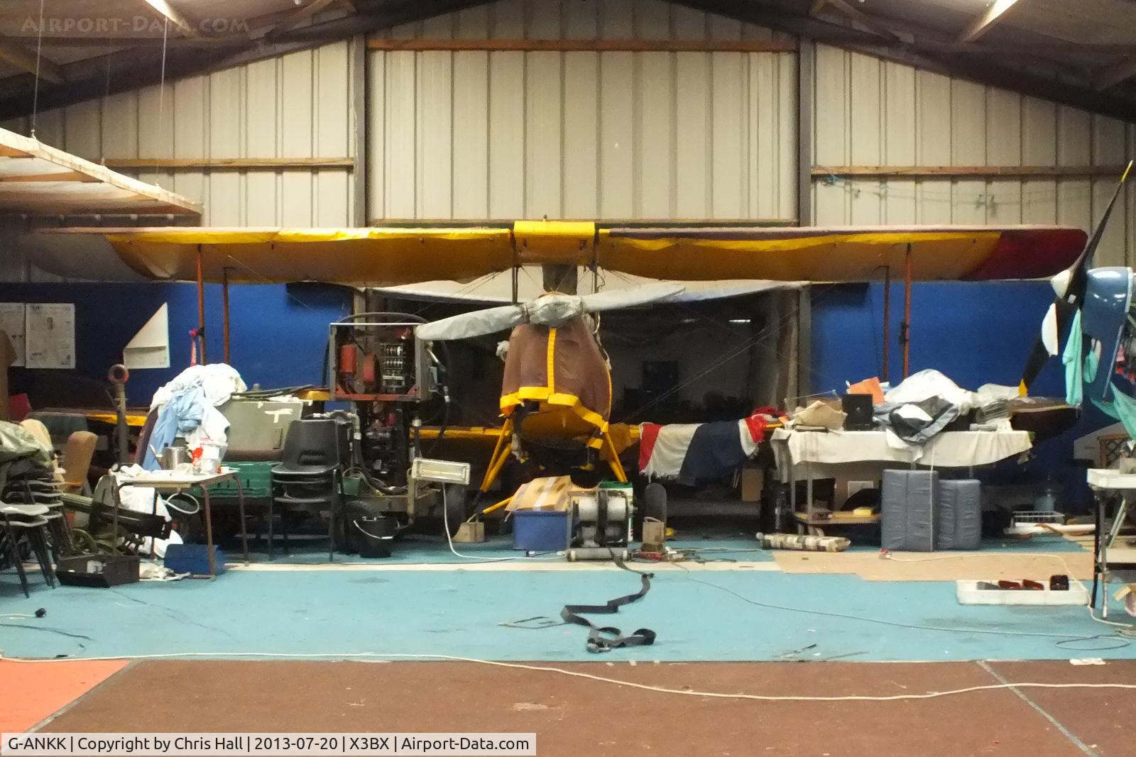 G-ANKK, 1941 De Havilland DH-82A Tiger Moth II C/N 83590, at Charity Farm, Baxterley
