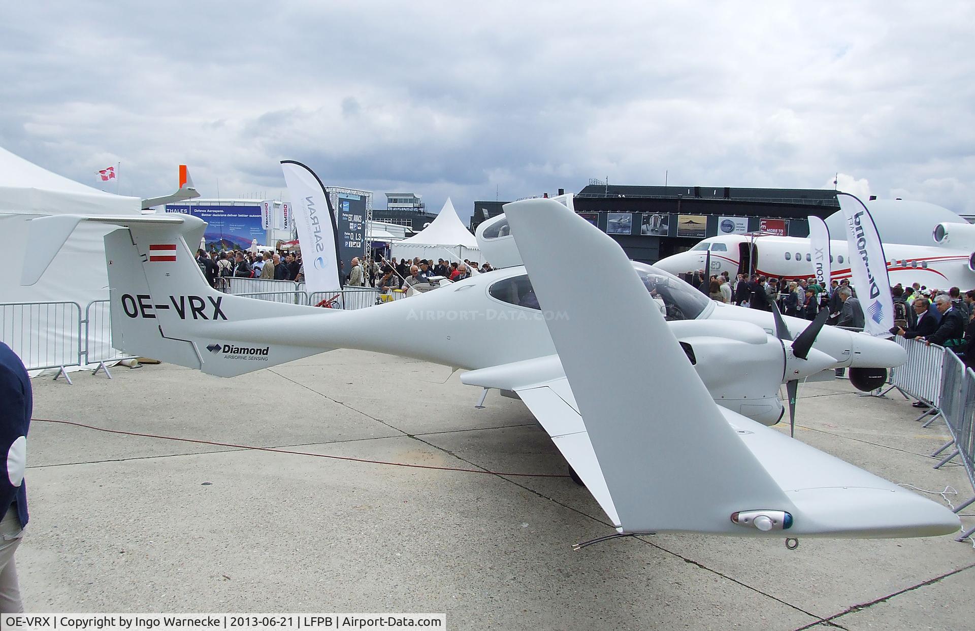 OE-VRX, Diamond DA-42 Twin Star C/N 42.M013, Diamond DA-42 M-NG Twin Star Guardian at the Aerosalon 2013, Paris