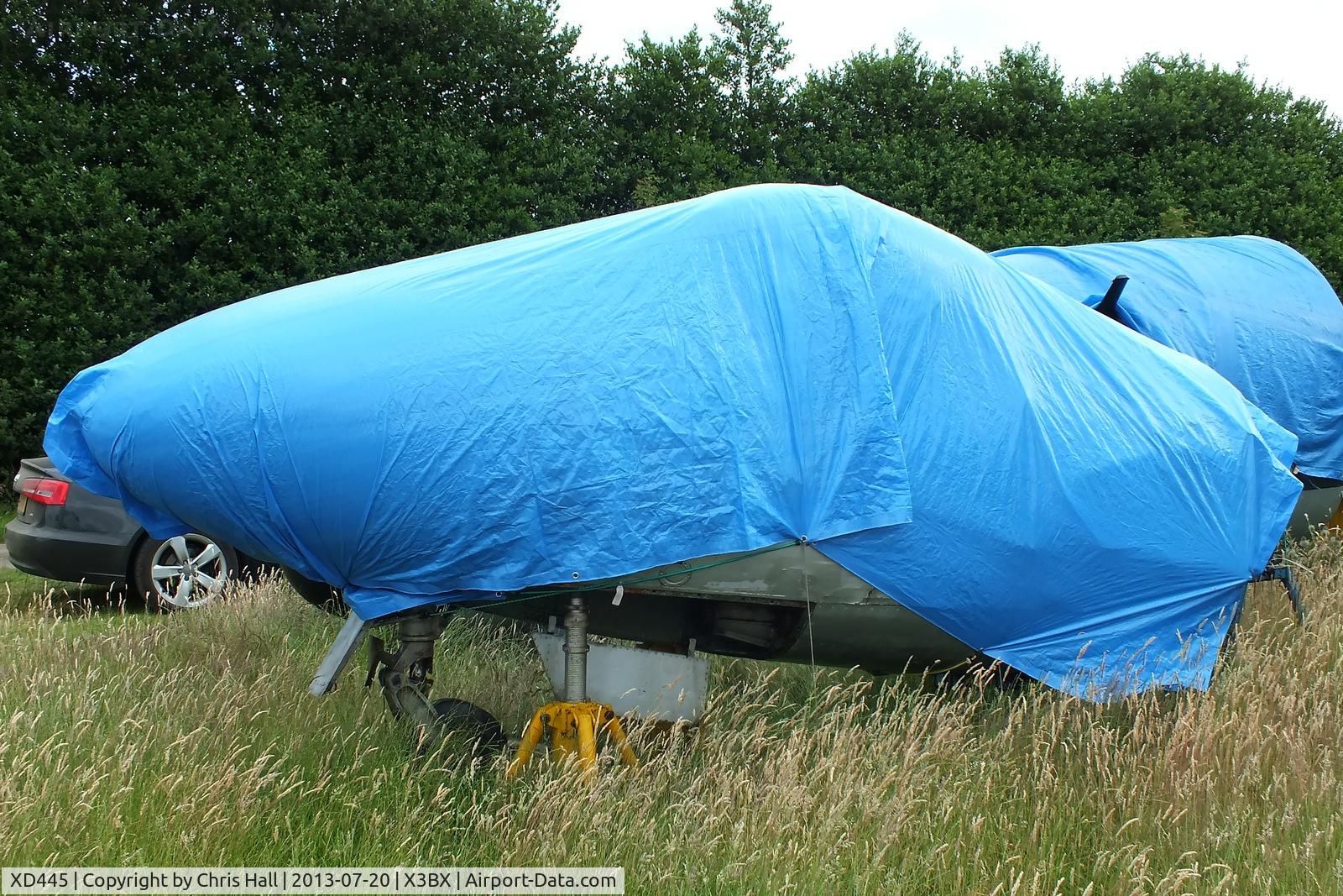 XD445, 1954 De Havilland DH-115 Vampire T.11 C/N 15382, former 