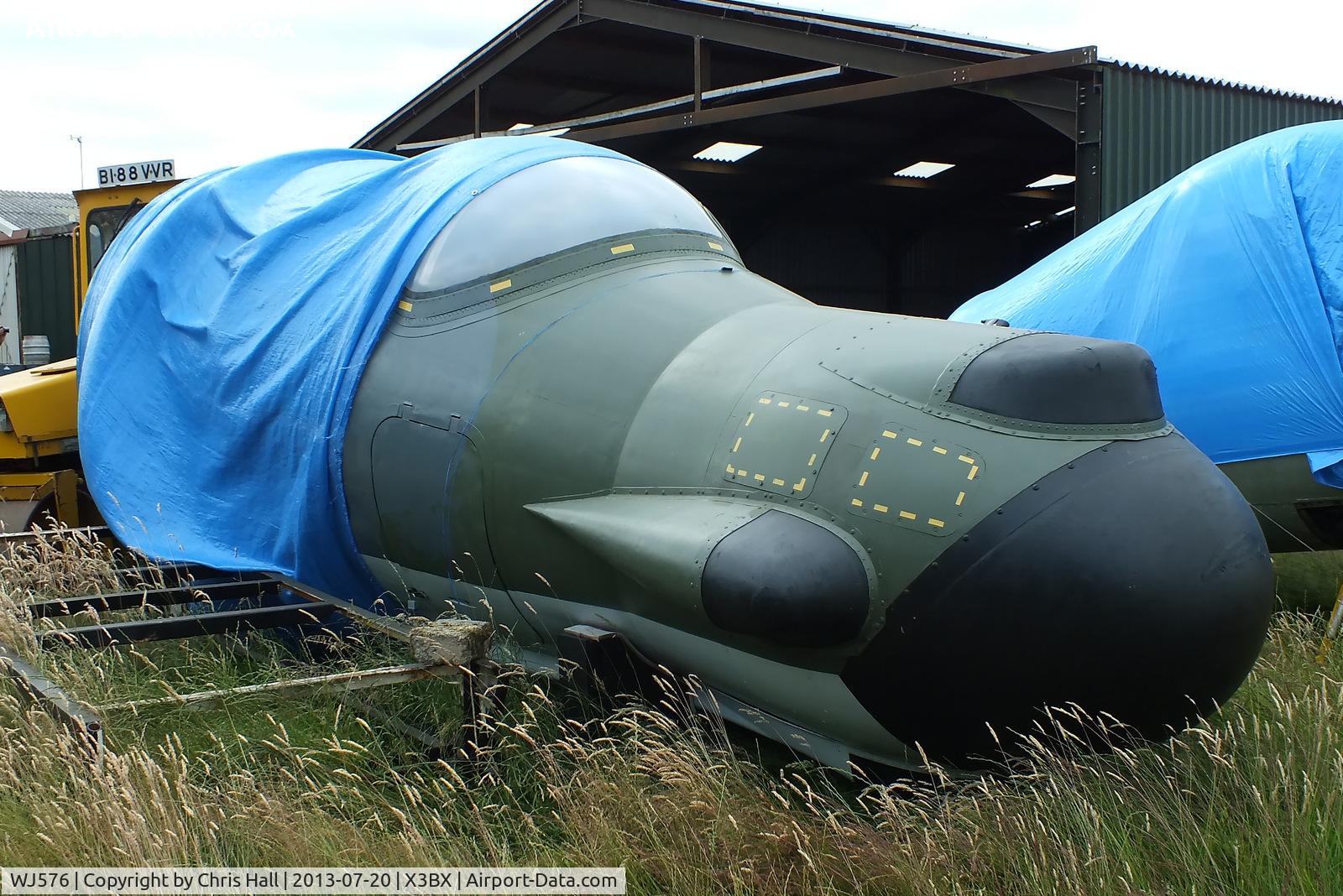 WJ576, 1953 English Electric Canberra T.17 C/N Not found WJ576, at Charity Farm, Baxterley