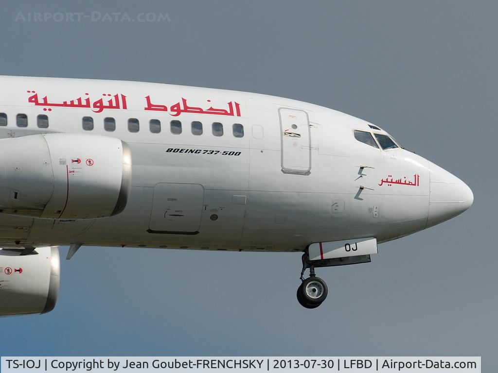 TS-IOJ, 1995 Boeing 737-5H3 C/N 27912, TU779 from Tunis