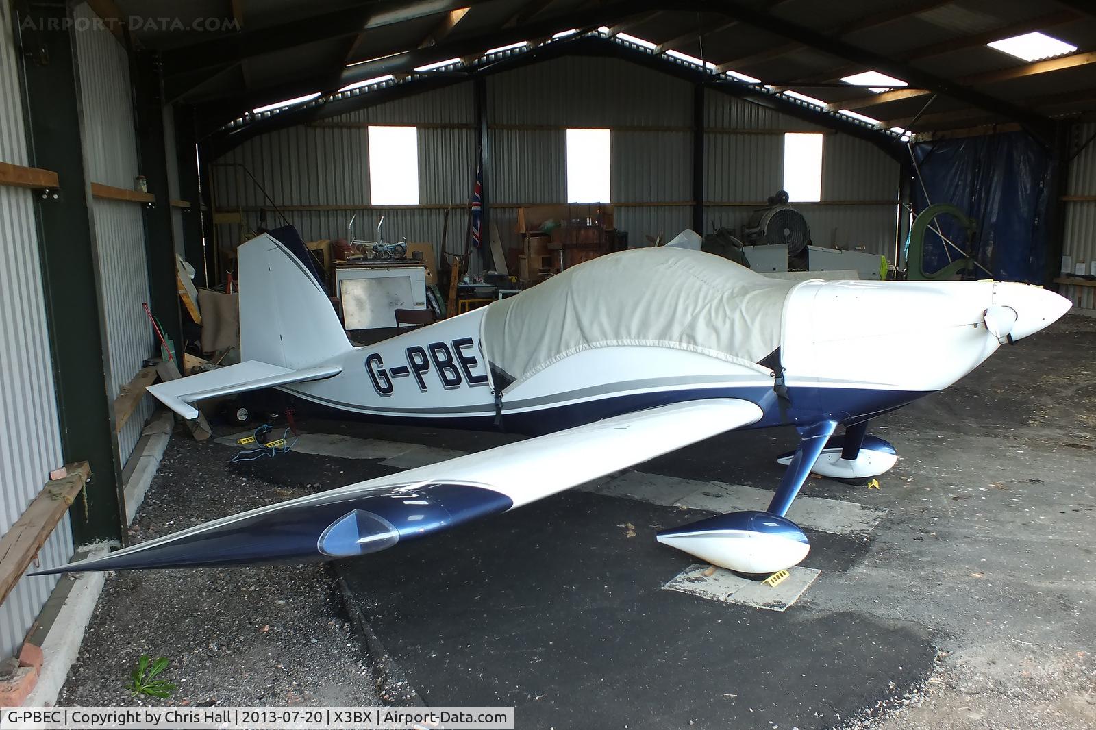 G-PBEC, 2007 Vans RV-7 C/N PFA 323-14382, at Charity Farm, Baxterley