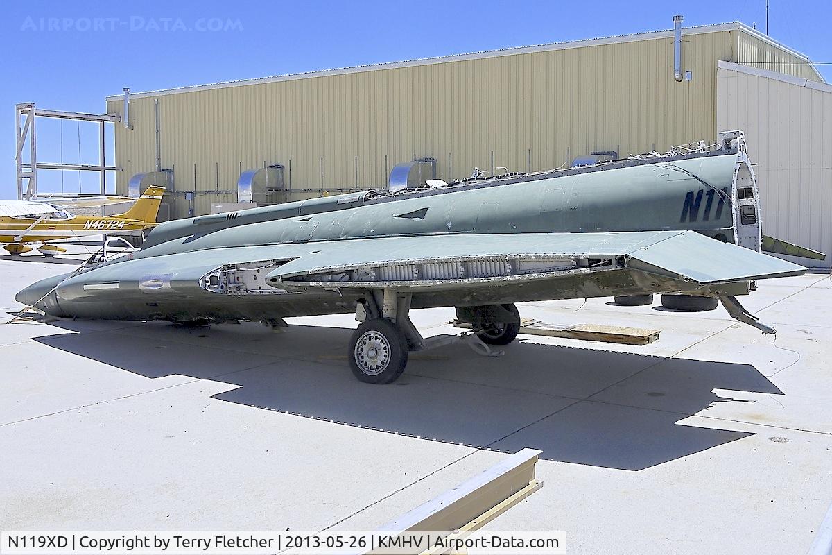 N119XD, 1972 Saab RF-35 Draken C/N 35-1119, stored at Mojave , California