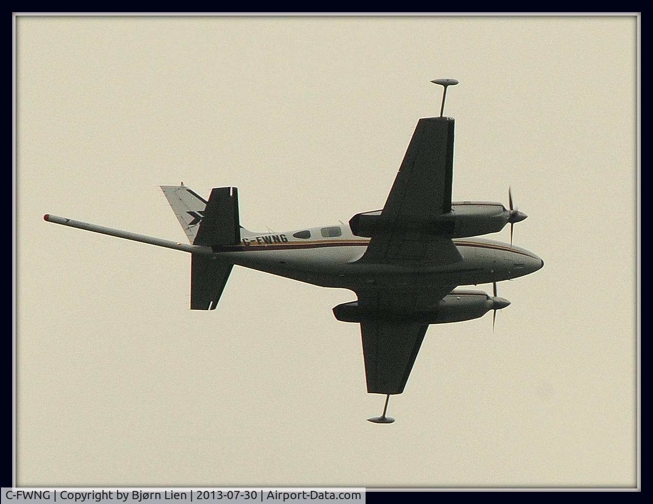 C-FWNG, 1973 Piper PA-31-310 Navajo Navajo C/N 31-7300917, Lofjorden, Norway.