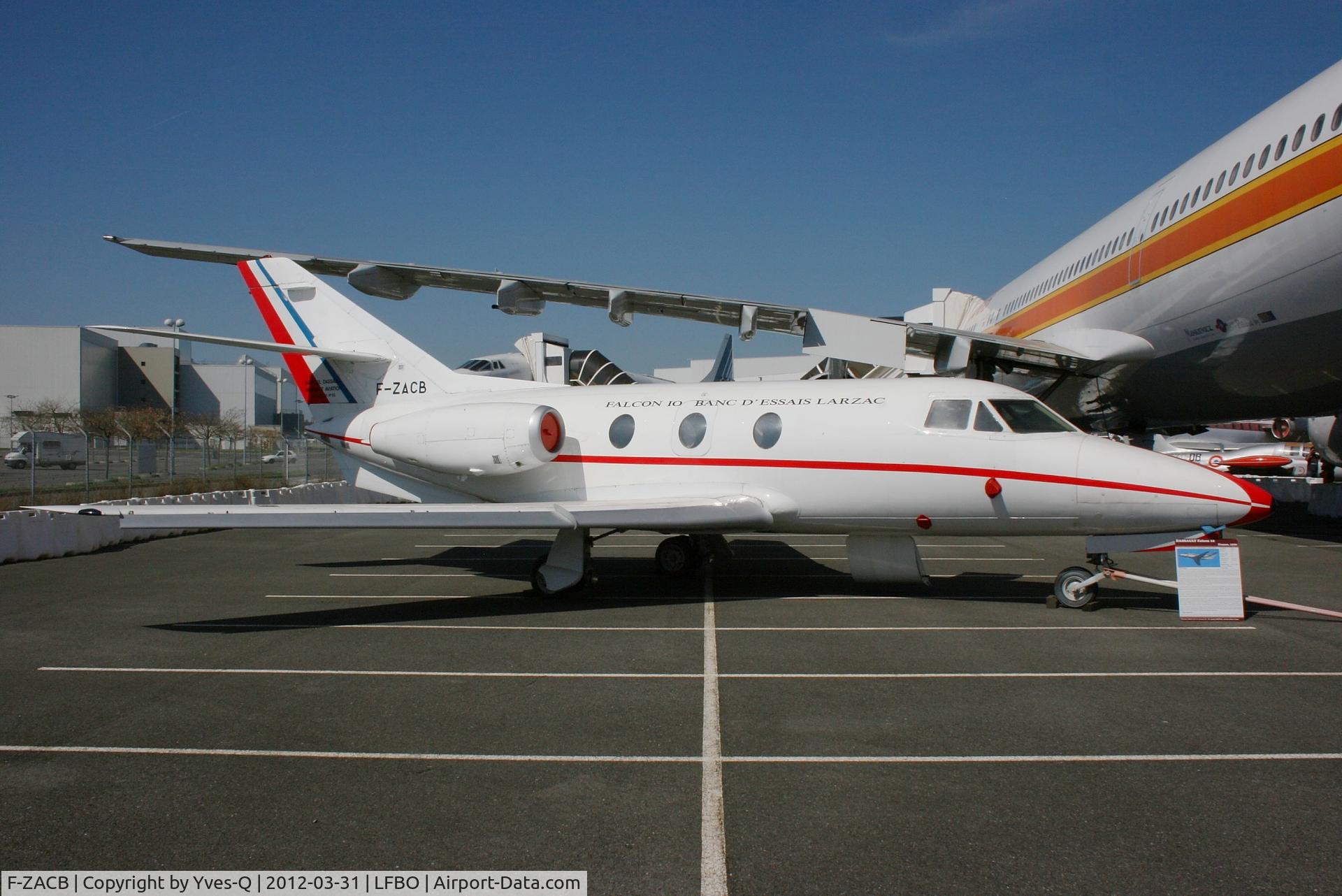 F-ZACB, Dassault Falcon 10 C/N 02, Dassault Falcon 10, Les Ailes Anciennes Toulouse-Blagnac (LFBO)