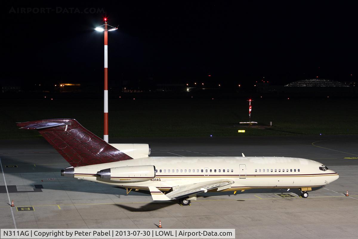 N311AG, 1971 Boeing 727-17 C/N 20512, parked in Linz