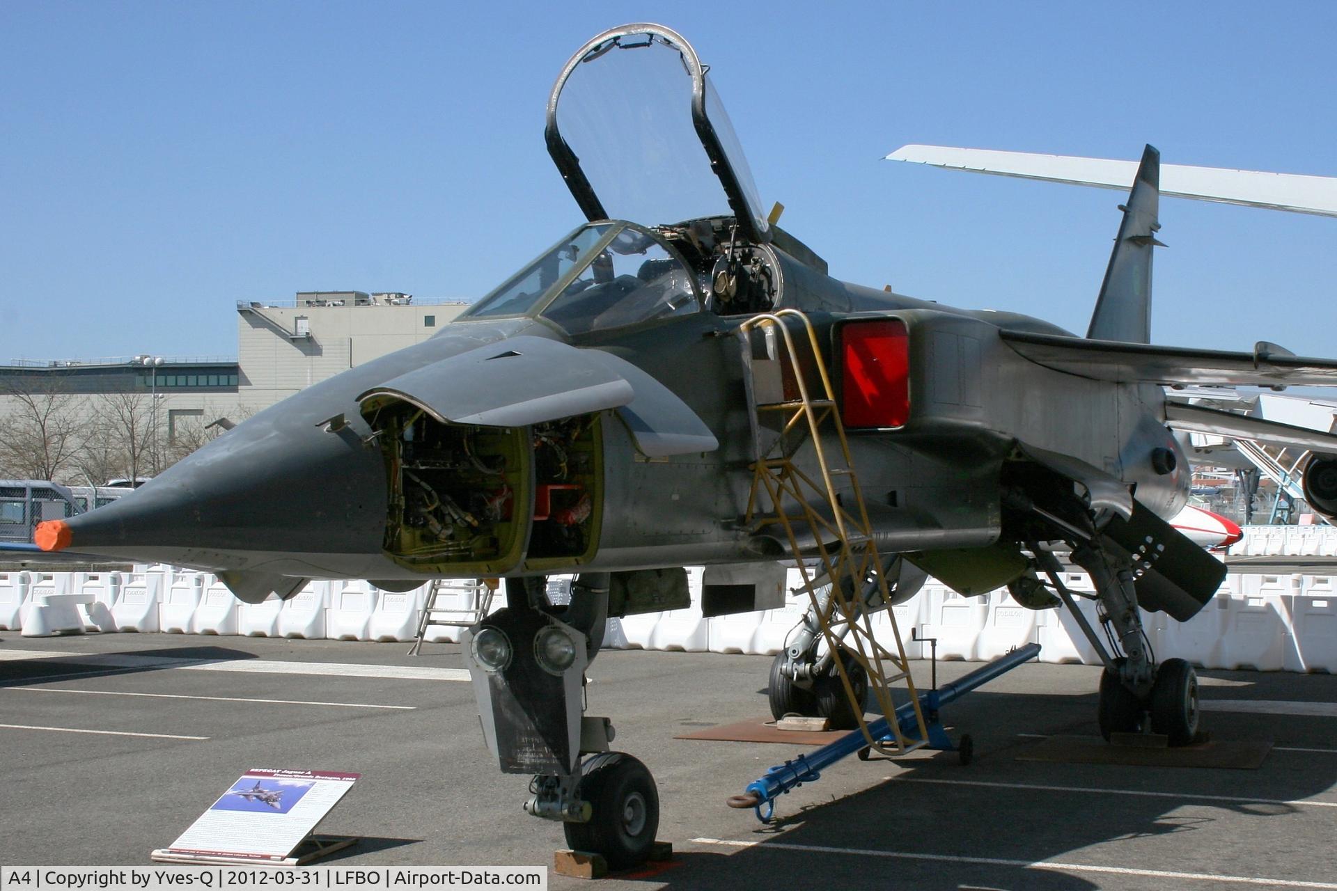 A4, Sepecat Jaguar A C/N A4, Sepecat Jaguar A, Les Ailes Anciennes Toulouse-Blagnac (LFBO)