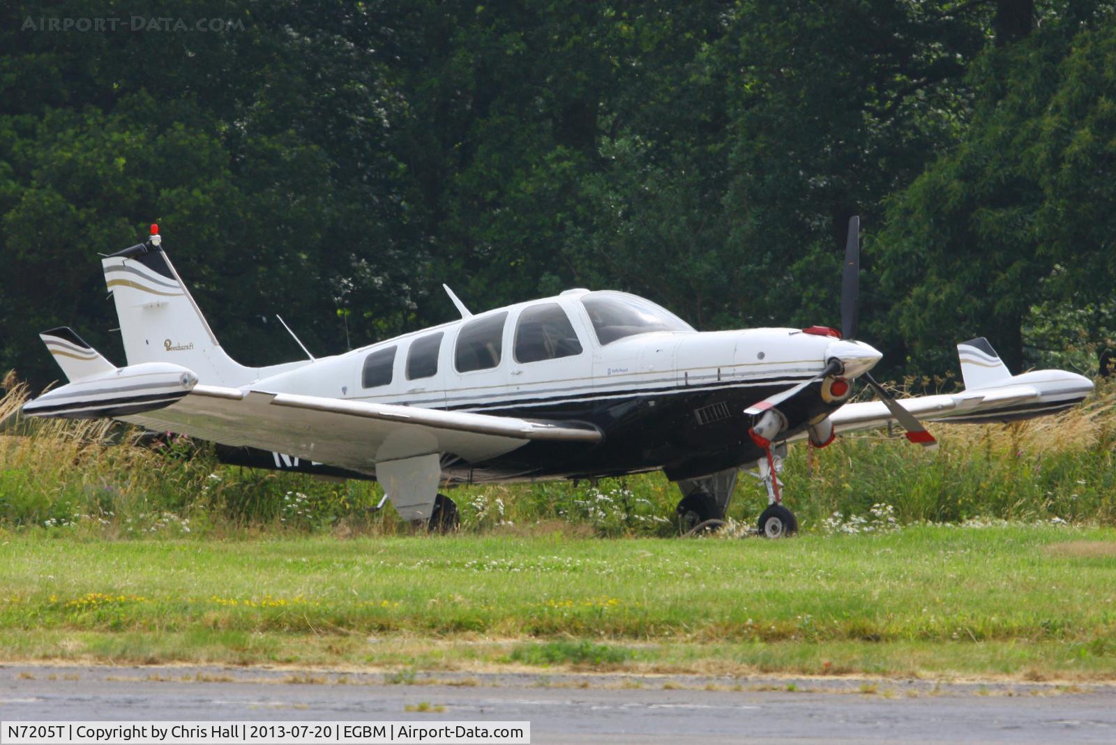 N7205T, 1984 Beech A36 Bonanza 36 C/N E-2182, at the Tatenhill Charity Fly in
