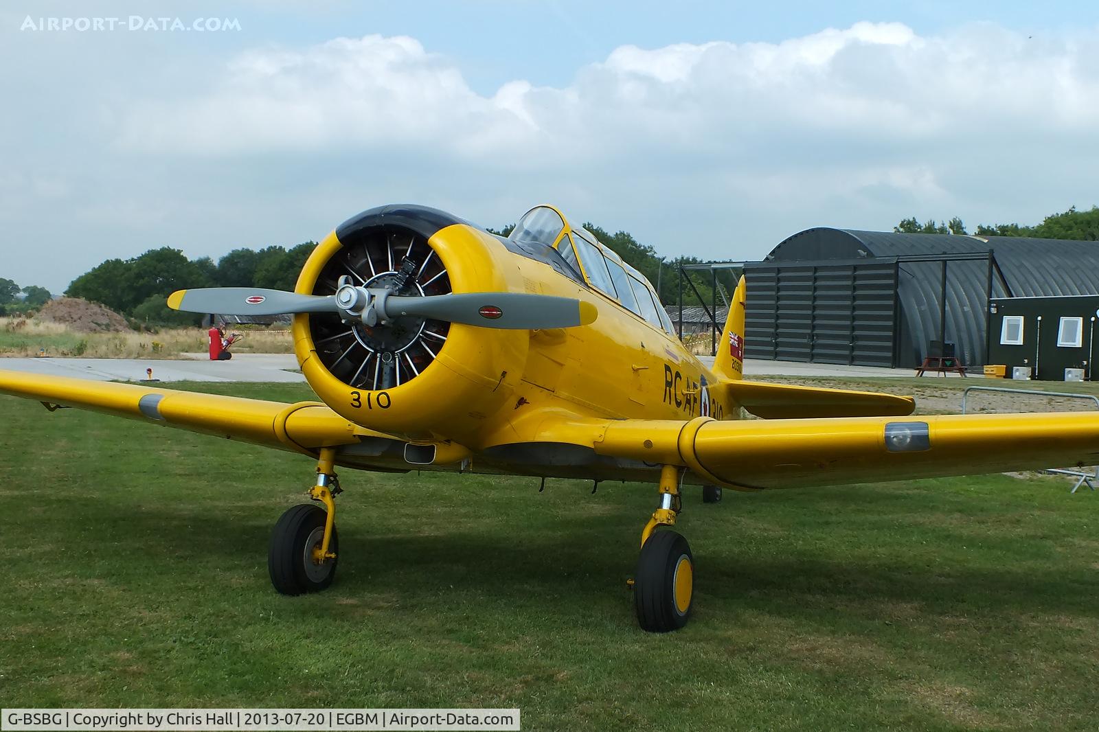 G-BSBG, 1952 Canadian Car & Foundry T-6H Harvard Mk.4 C/N CCF4-483, at the Tatenhill Charity Fly in