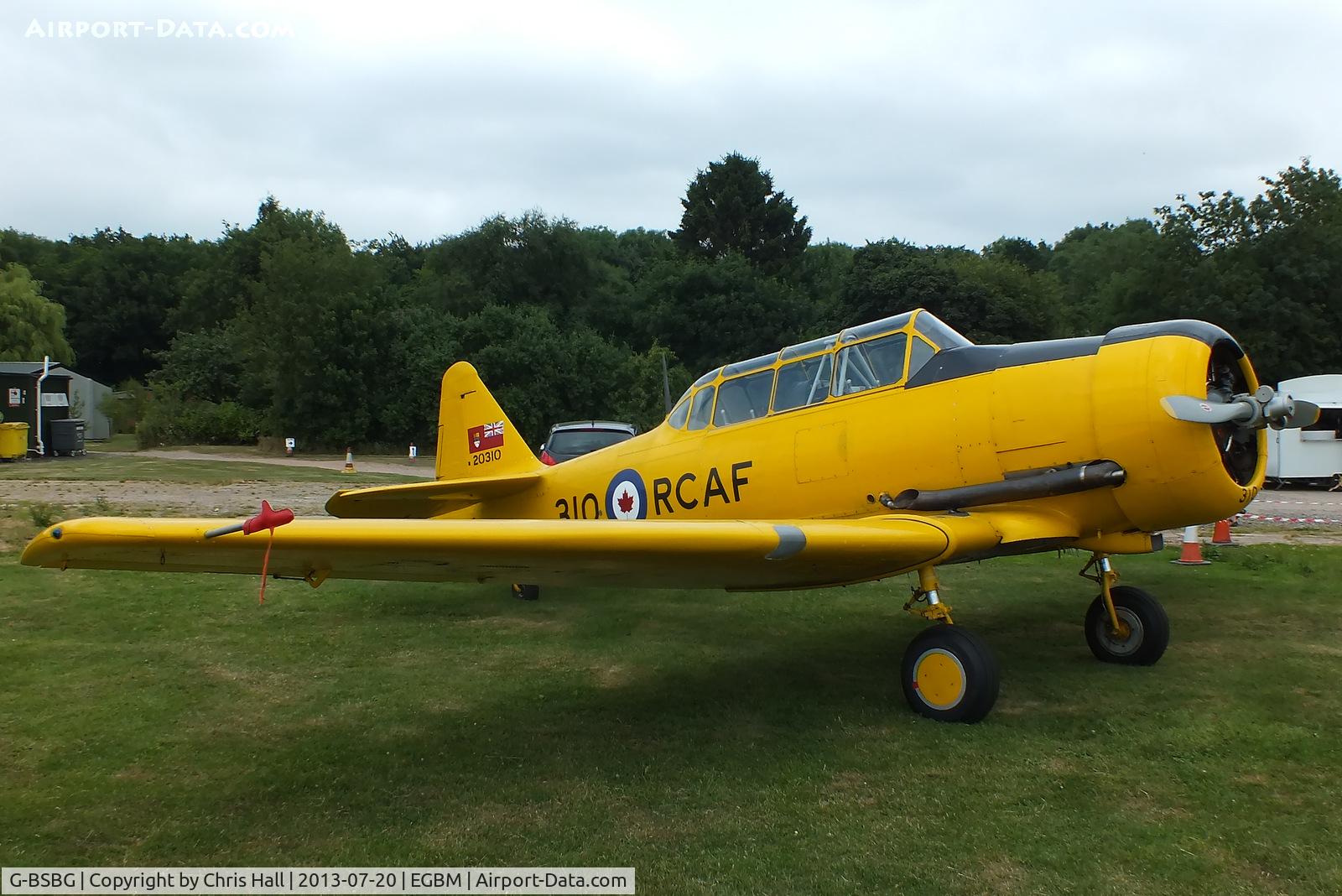 G-BSBG, 1952 Canadian Car & Foundry T-6H Harvard Mk.4 C/N CCF4-483, at the Tatenhill Charity Fly in