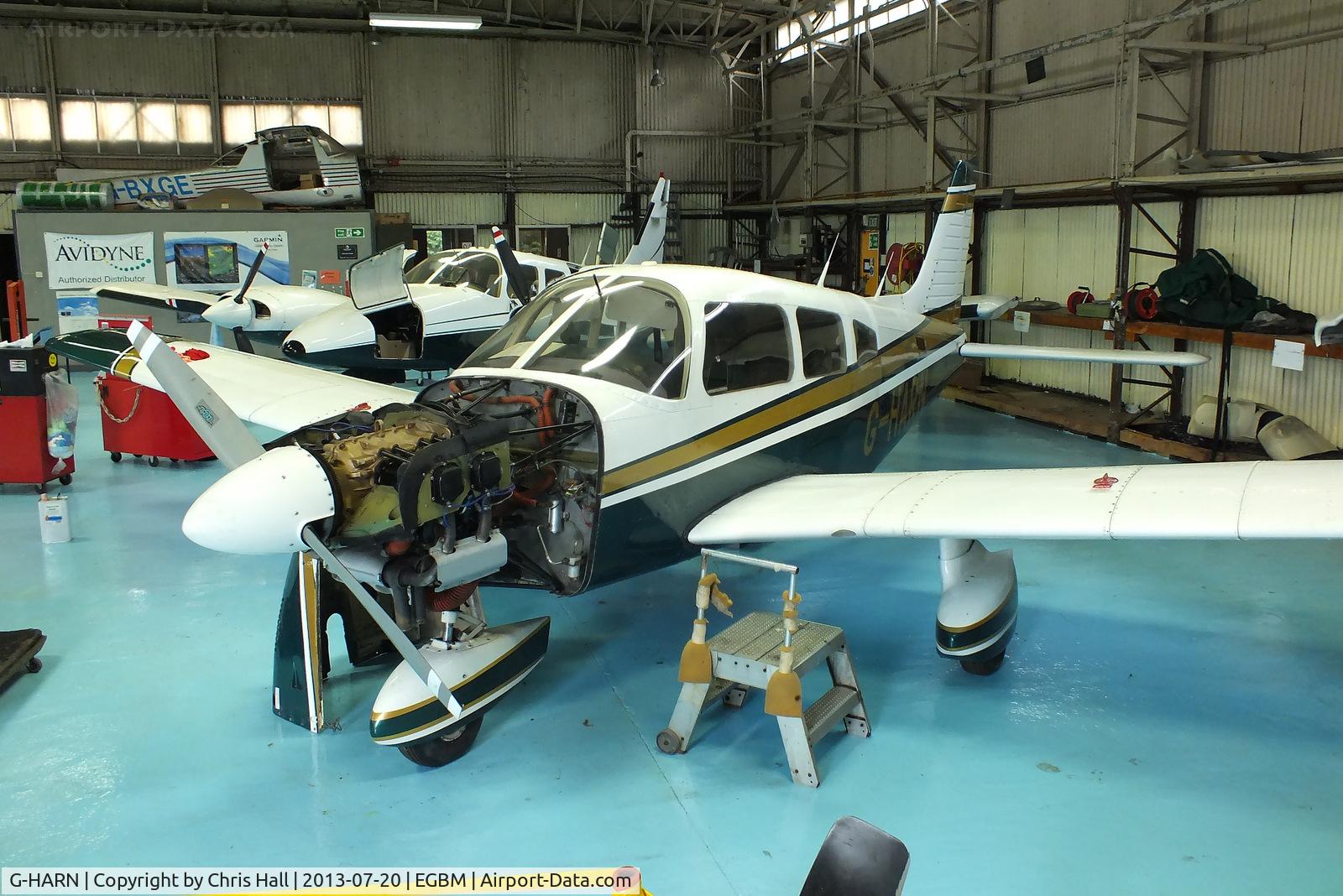 G-HARN, 1982 Piper PA-28-181 Cherokee Archer II C/N 28-8290108, recently aquired byTatenhill Aviation