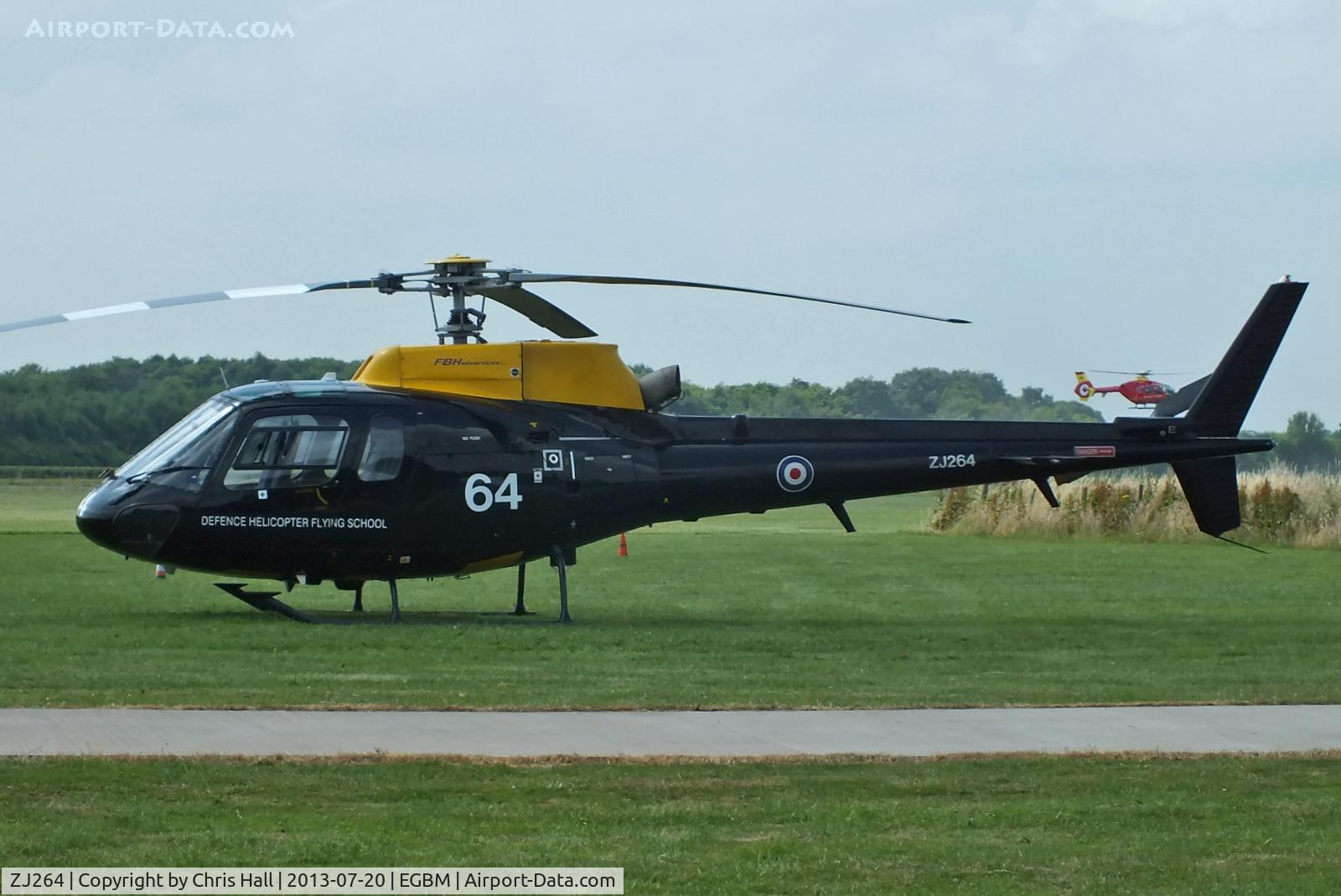 ZJ264, 1997 Eurocopter AS-350BB Squirrel HT1 Ecureuil C/N 2992, at the Tatenhill Charity Fly in