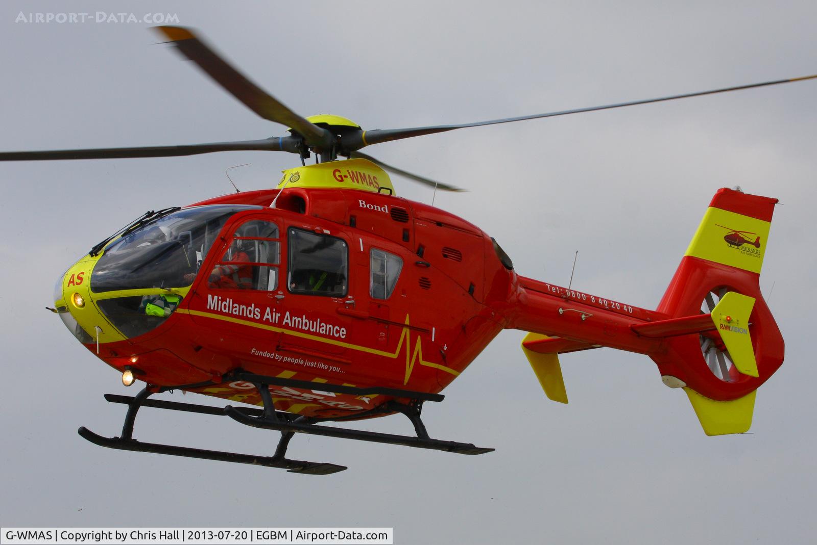 G-WMAS, 2001 Eurocopter EC-135T-2 C/N 0174, West Midlands Air Ambulance