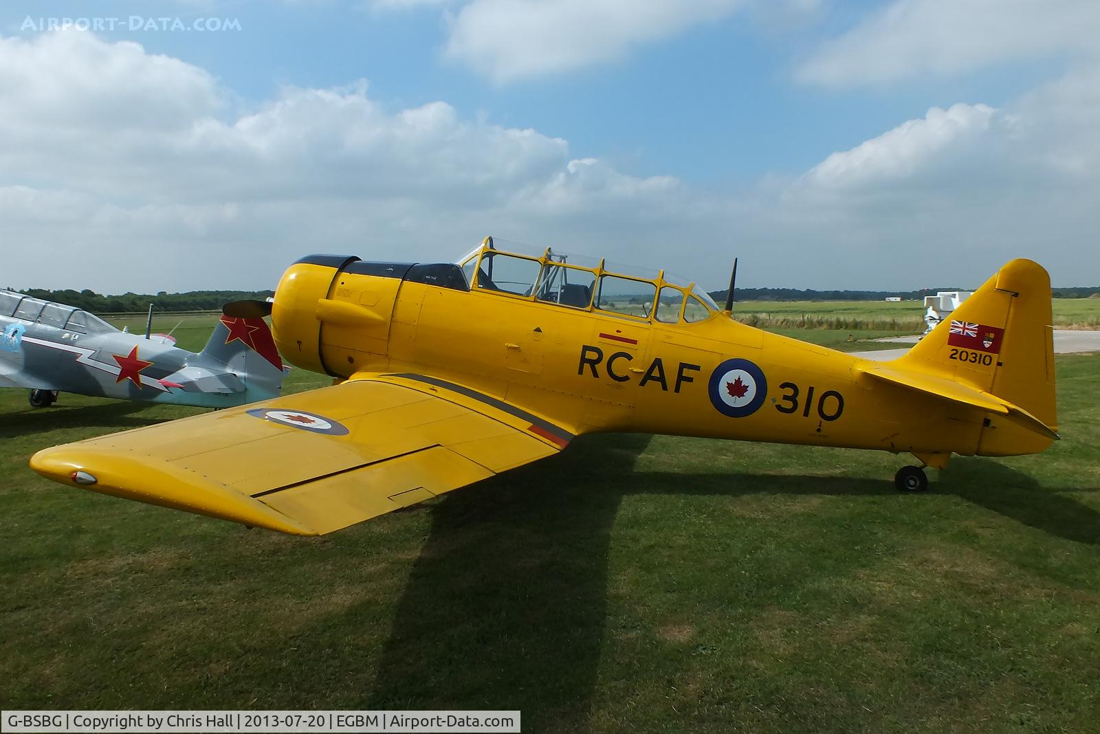 G-BSBG, 1952 Canadian Car & Foundry T-6H Harvard Mk.4 C/N CCF4-483, at the Tatenhill Charity Fly in