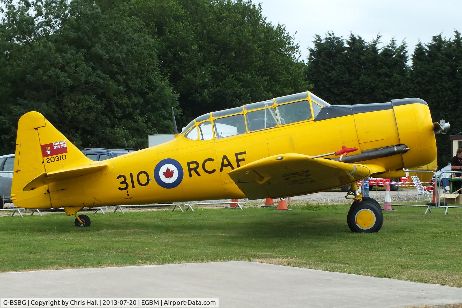 G-BSBG, 1952 Canadian Car & Foundry T-6H Harvard Mk.4 C/N CCF4-483, at the Tatenhill Charity Fly in