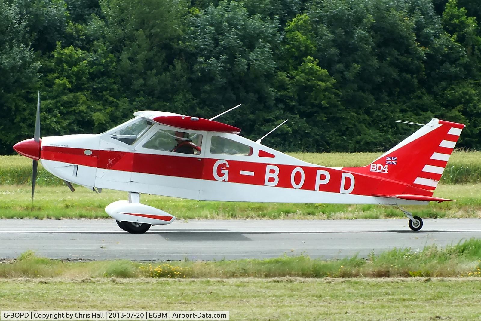 G-BOPD, 1974 Bede BD-4 C/N 632, at the Tatenhill Charity Fly in