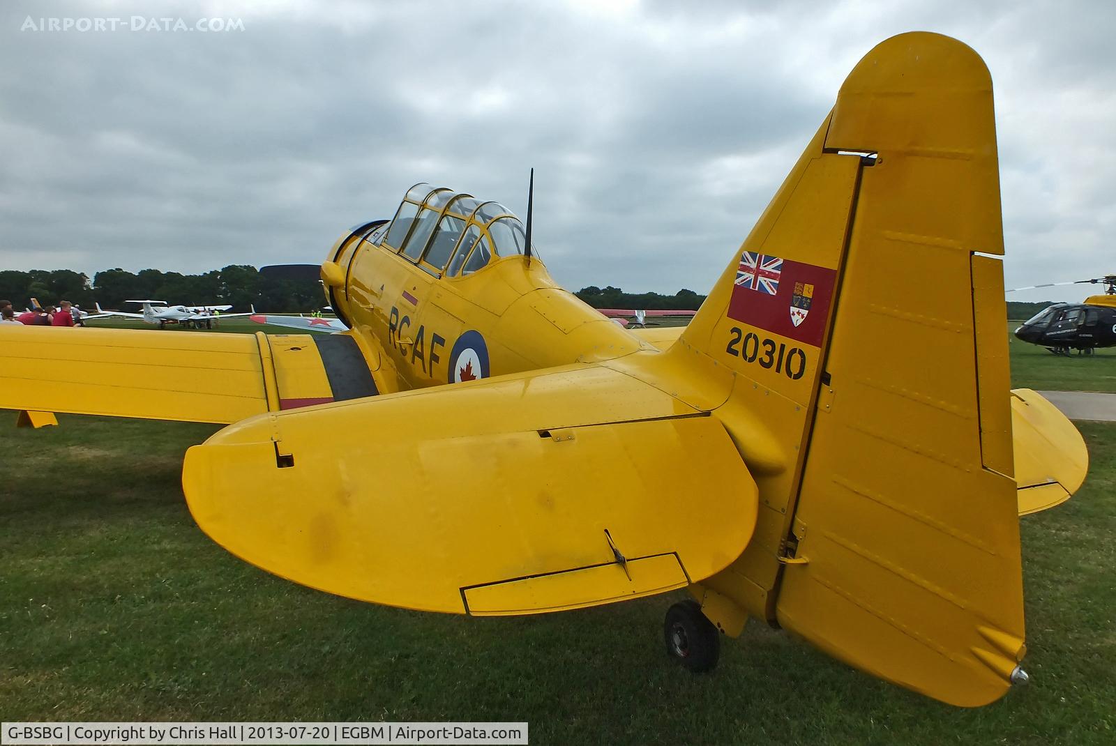 G-BSBG, 1952 Canadian Car & Foundry T-6H Harvard Mk.4 C/N CCF4-483, at the Tatenhill Charity Fly in