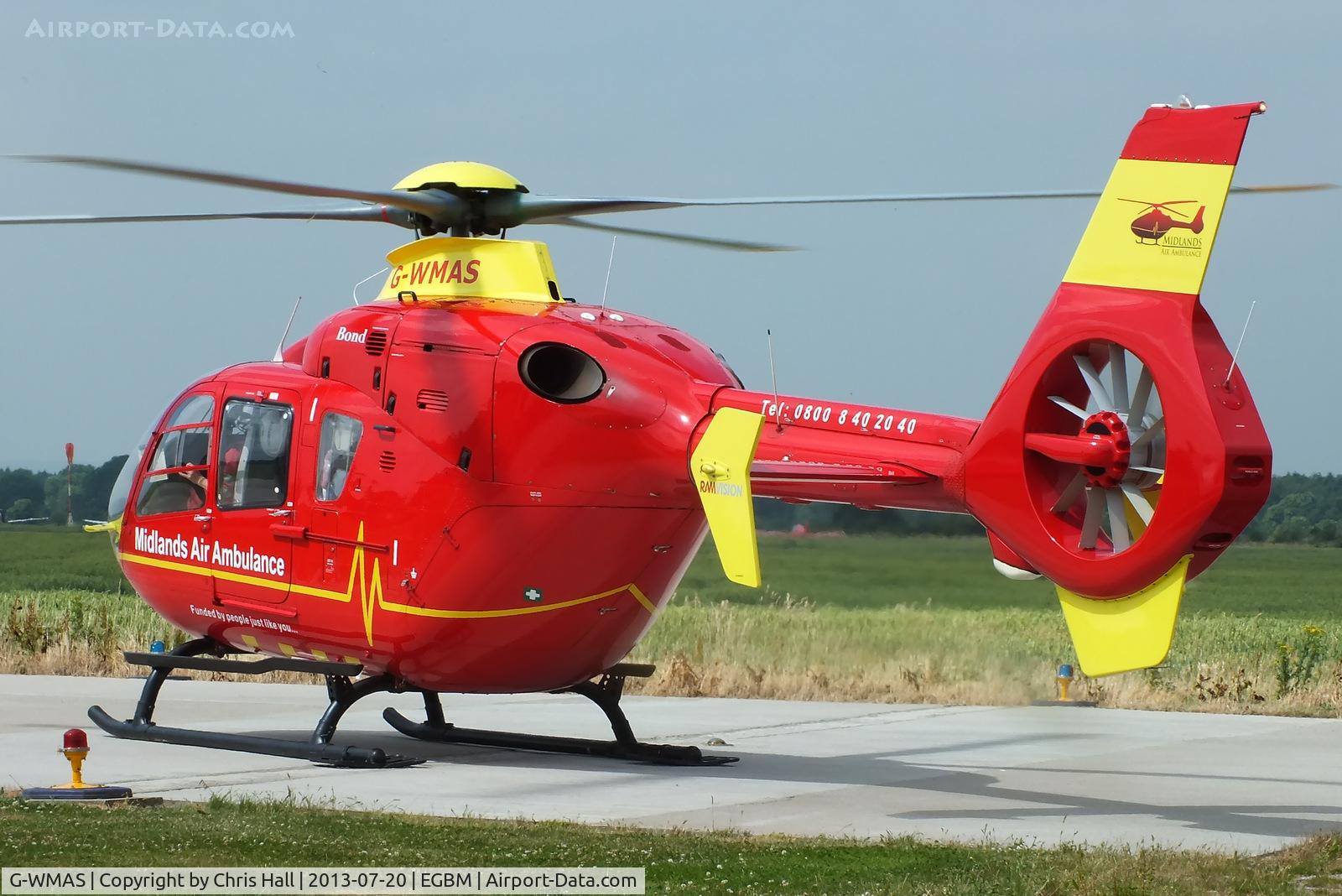 G-WMAS, 2001 Eurocopter EC-135T-2 C/N 0174, West Midlands Air Ambulance