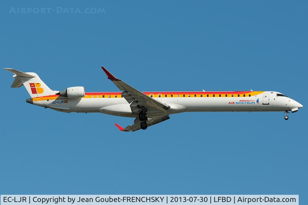 EC-LJR, 2010 Bombardier CRJ-1000ER NG (CL-600-2E25) C/N 19002, Air Nostrum landing 23 from Madrid Barajas