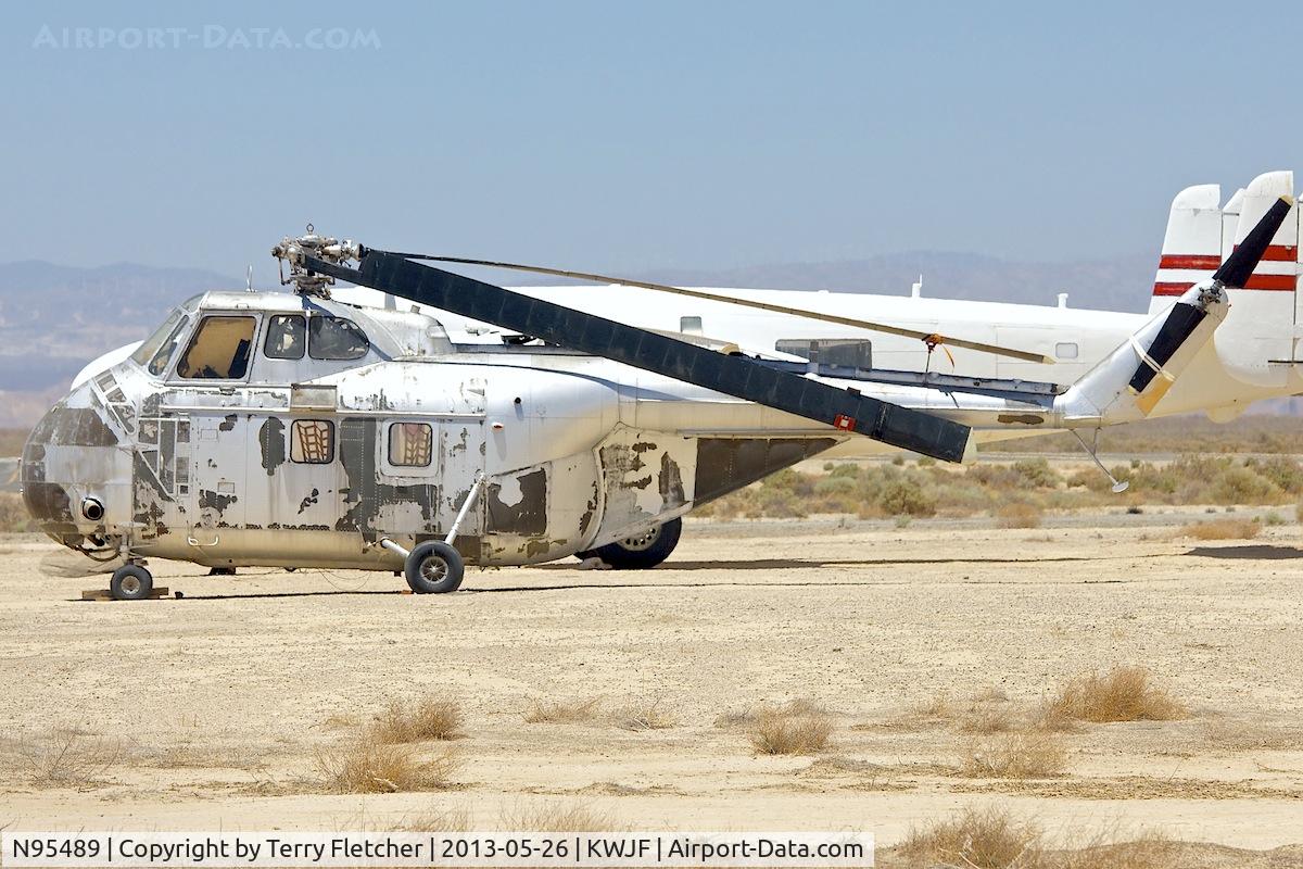 N95489, 1955 Sikorsky UH-19D Chickasaw C/N 55-4943, Milestones of Flight Air Museum, Fox Field, Palmdale, California