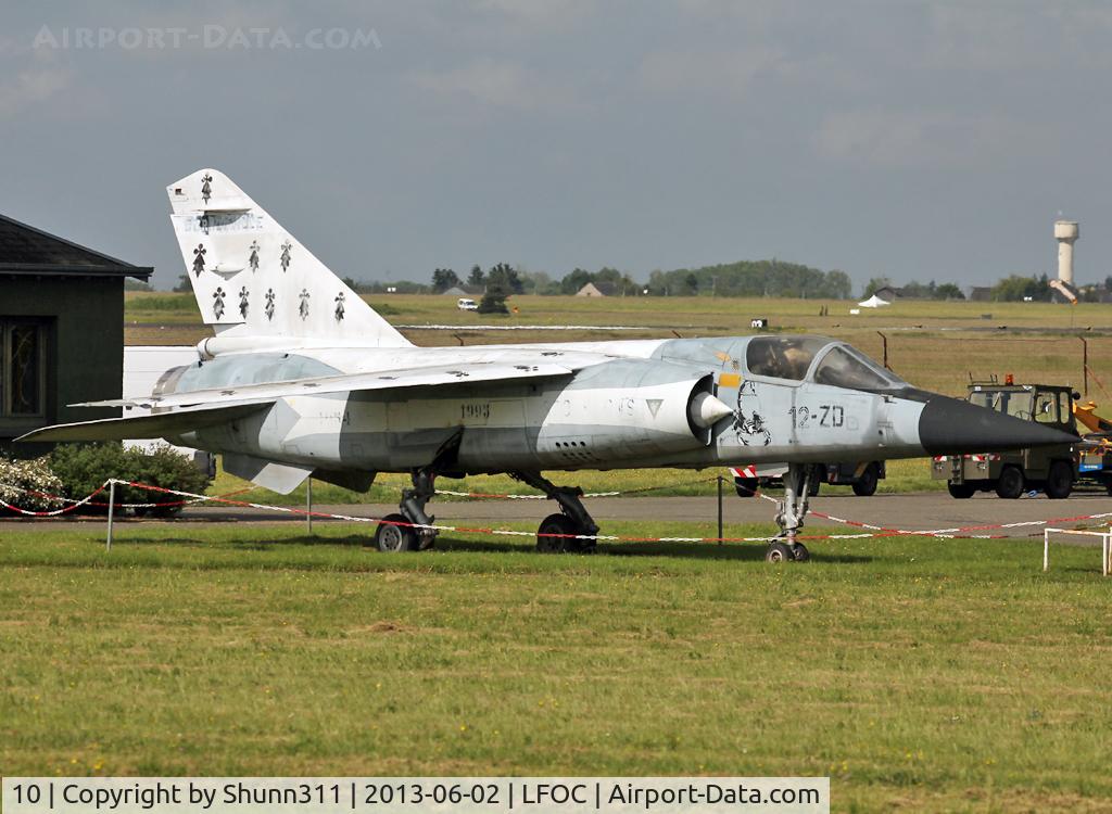 10, Dassault Mirage F.1C C/N 10, Preserved inside Chateaudun AFB since June 1995 and in special c/s