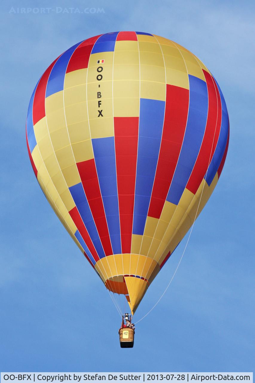 OO-BFX, 1992 Schroeder Fire Balloons G.22/24 C/N 276, Balloon meeting Eeklo 2013.