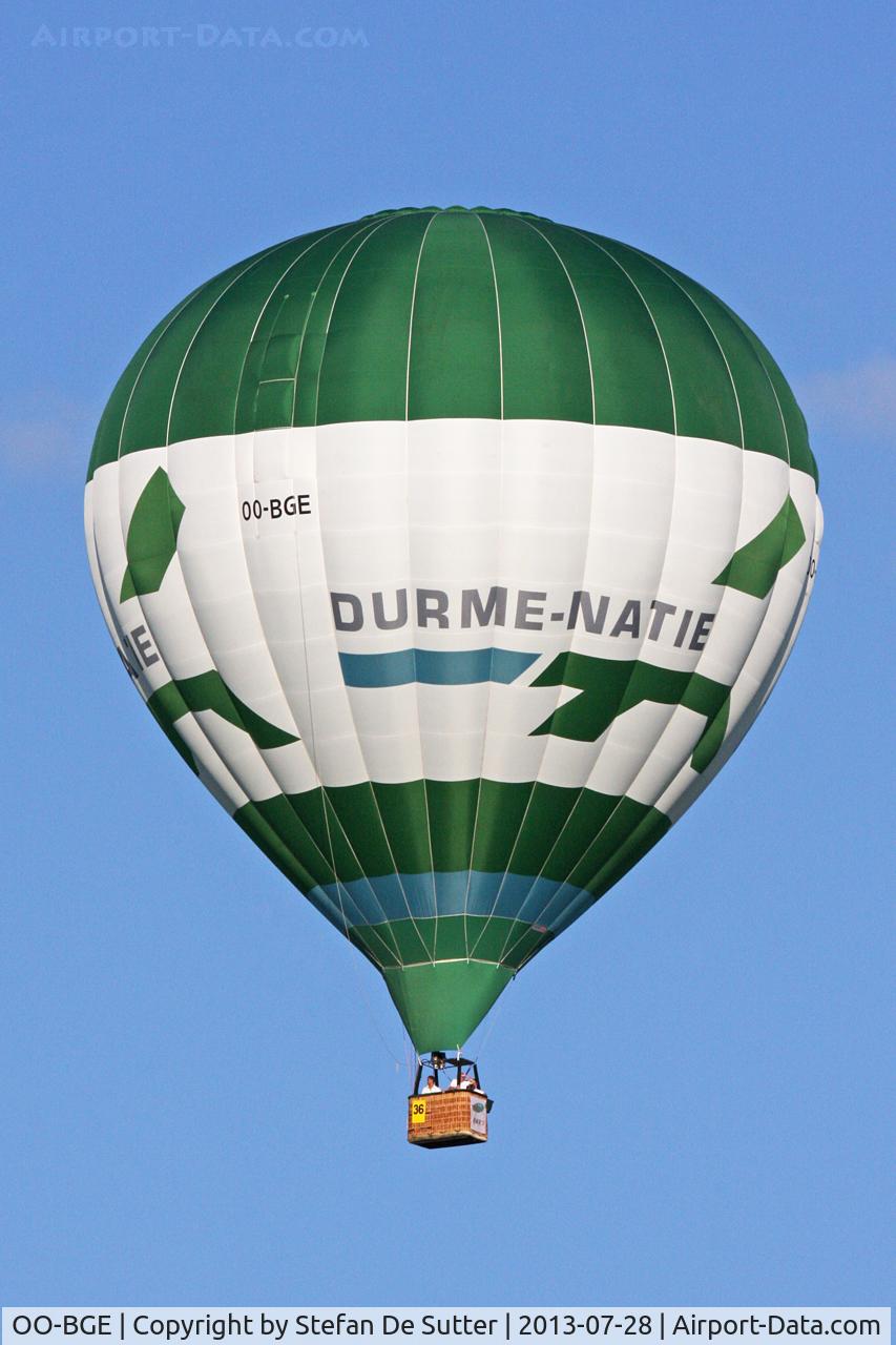 OO-BGE, 2010 Cameron Z-140 C/N 11478, Balloon meeting Eeklo 2013.