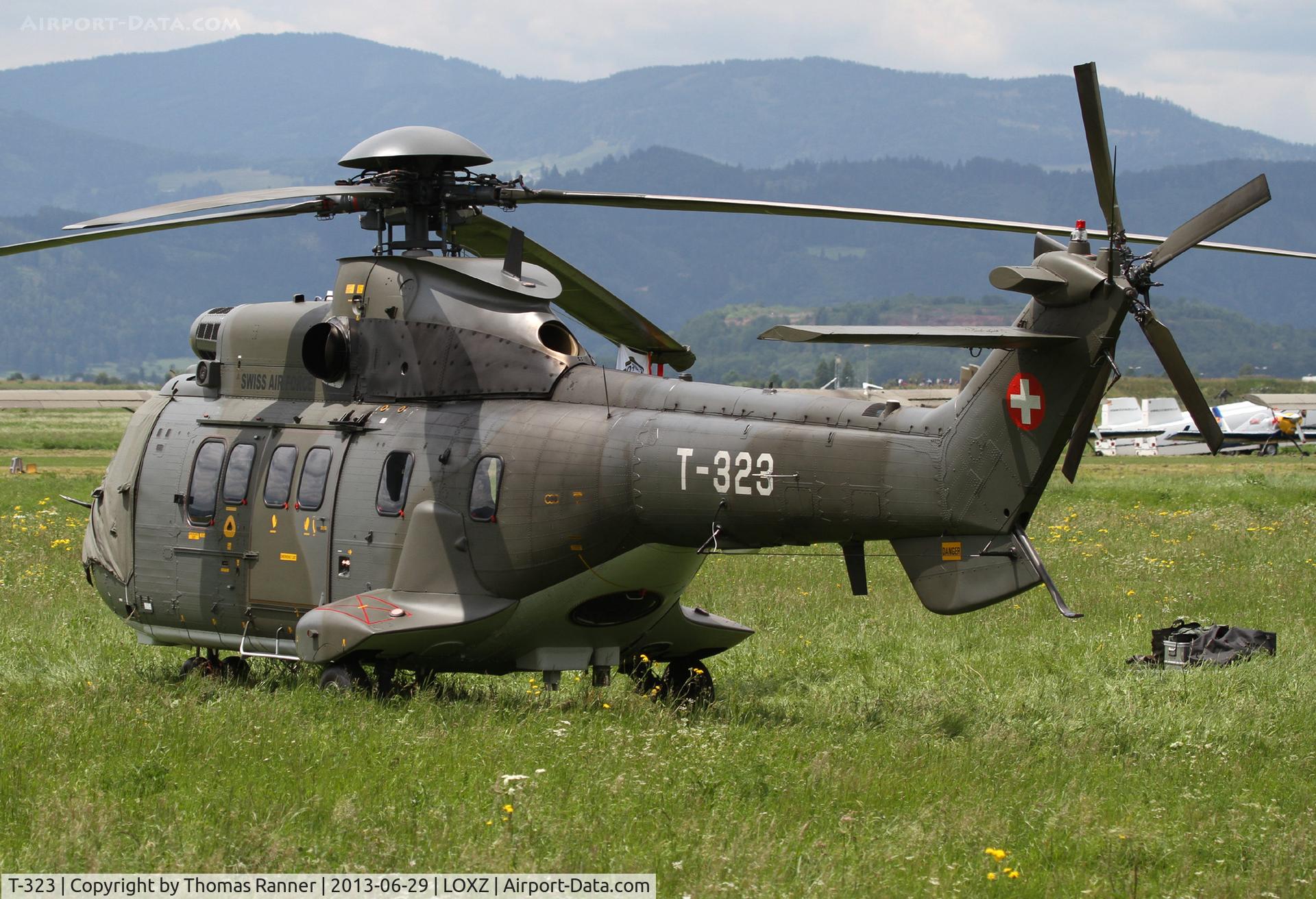 T-323, Aerospatiale TH89 Super Puma (AS-332M1) C/N 2360, Swiss AF Super Puma