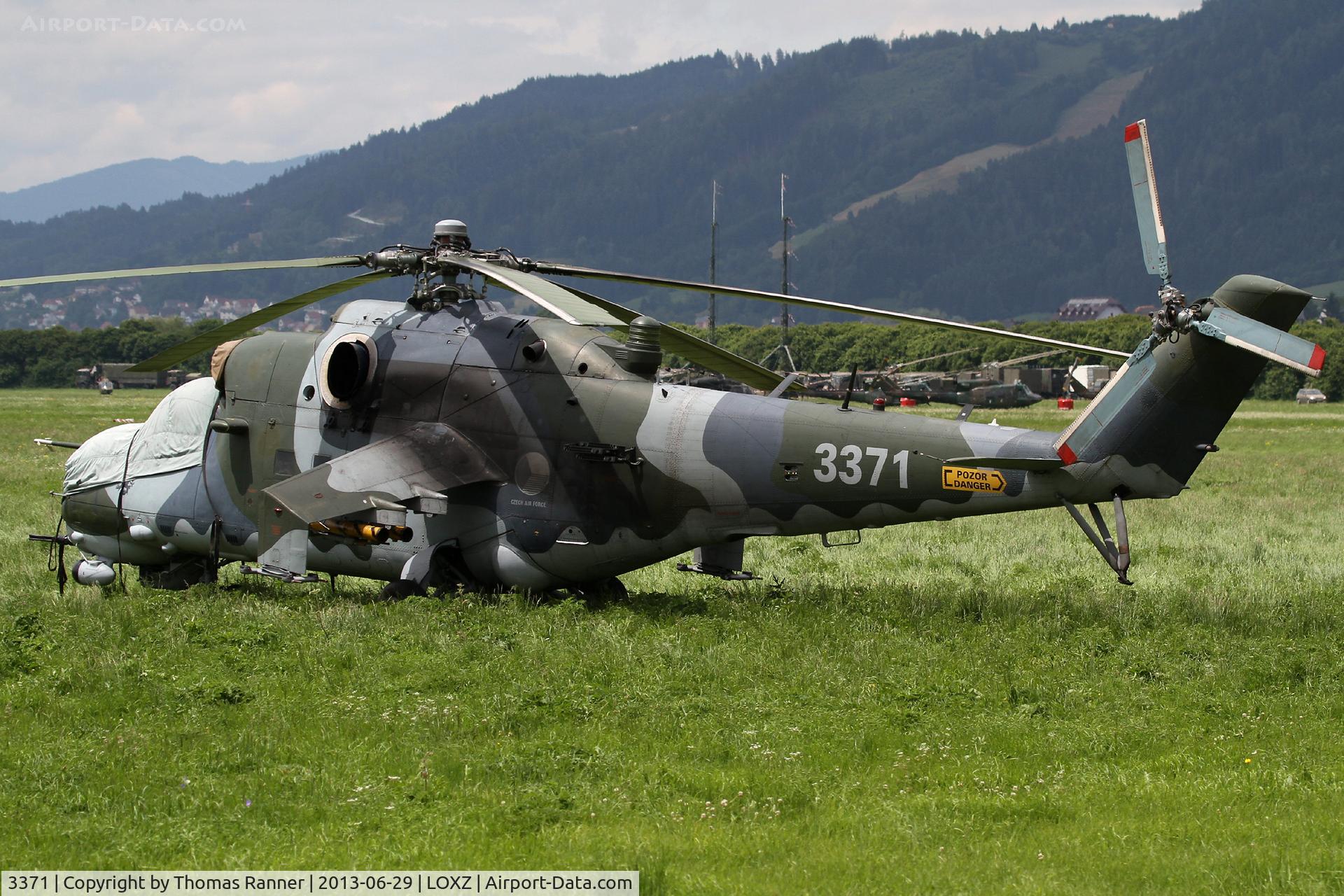 3371, 2006 Mil Mi-35 Hind E C/N 203371, Czech AF Mil Mi-35