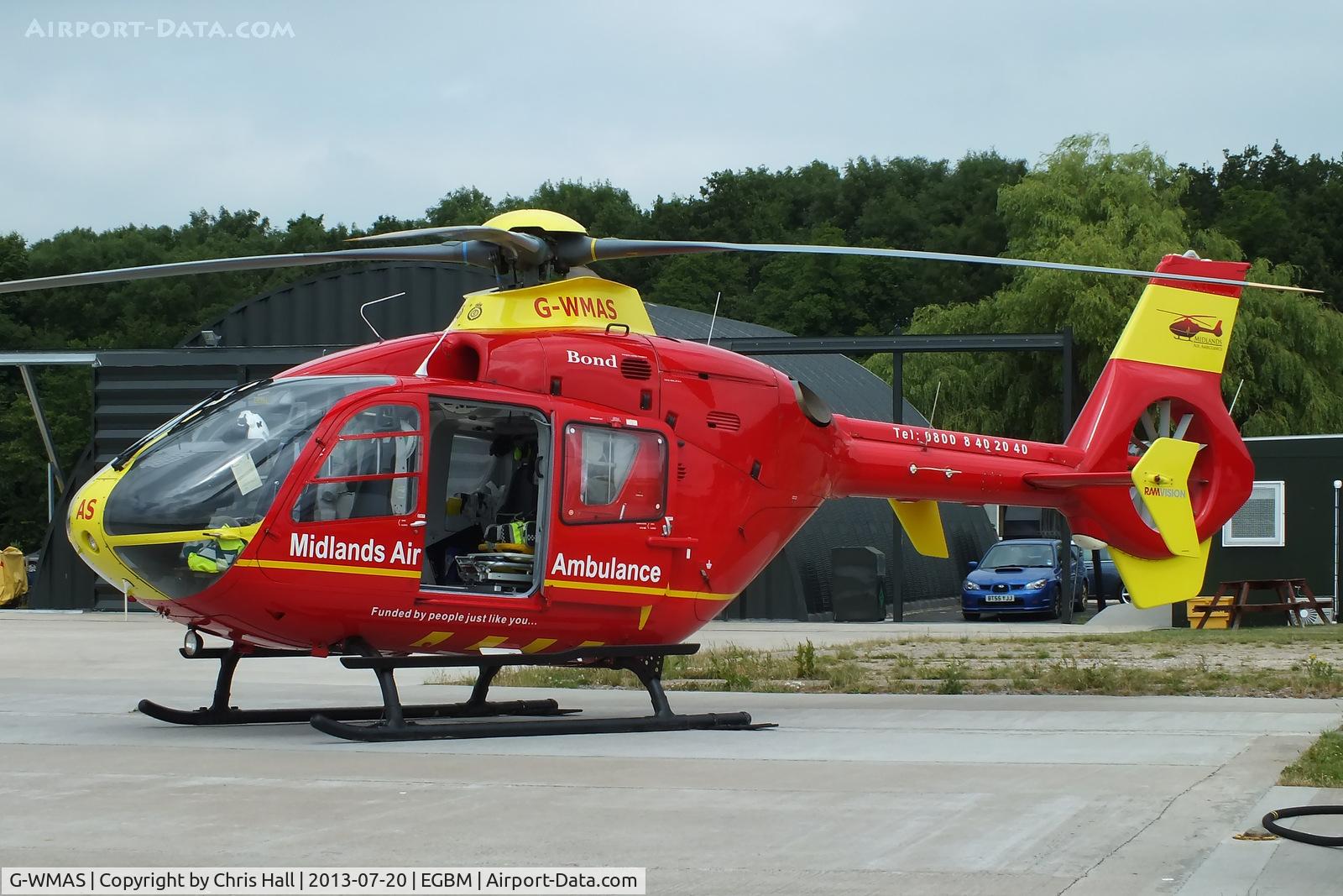 G-WMAS, 2001 Eurocopter EC-135T-2 C/N 0174, West Midlands Air Ambulance