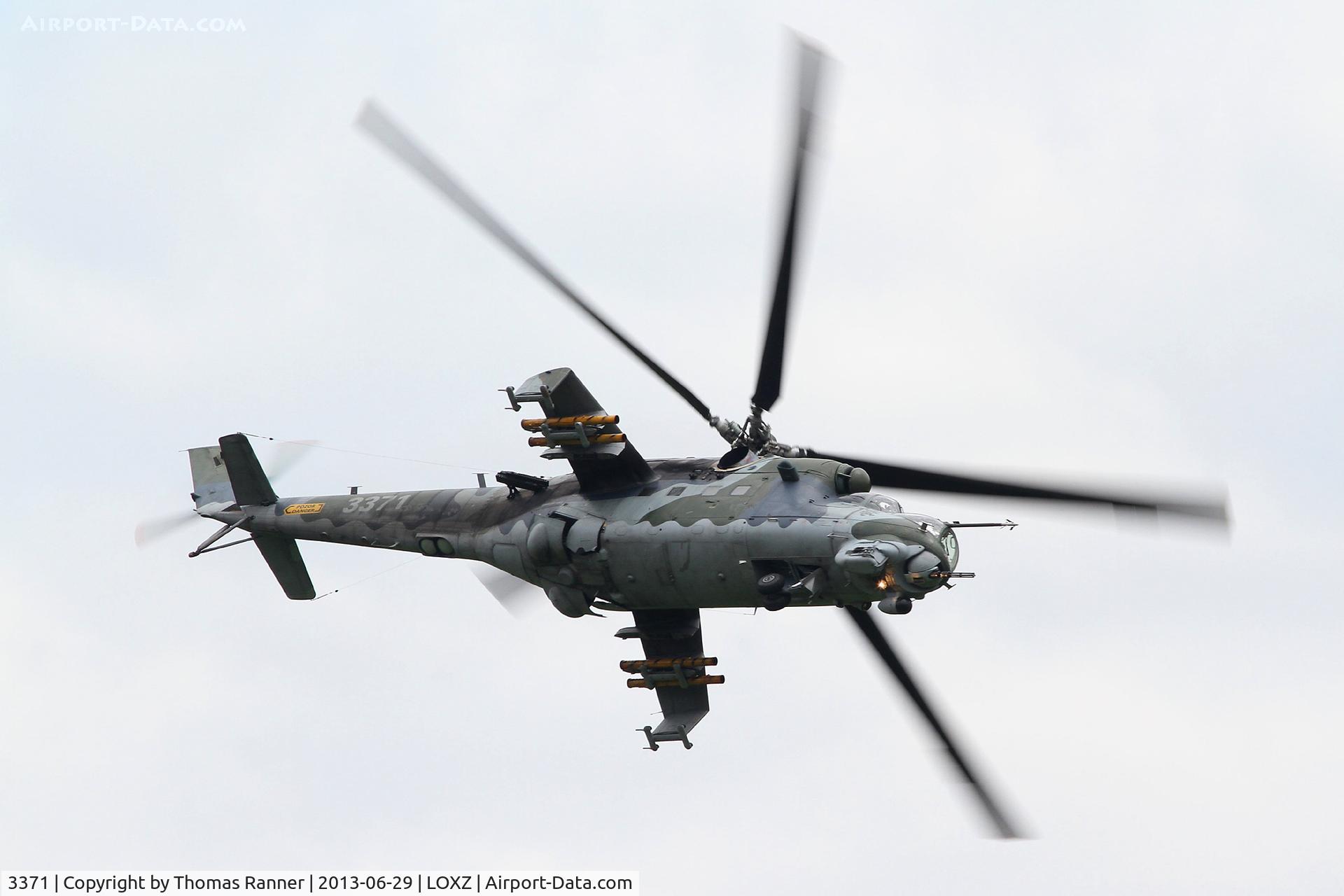 3371, 2006 Mil Mi-35 Hind E C/N 203371, Czech AF Mil Mi-35