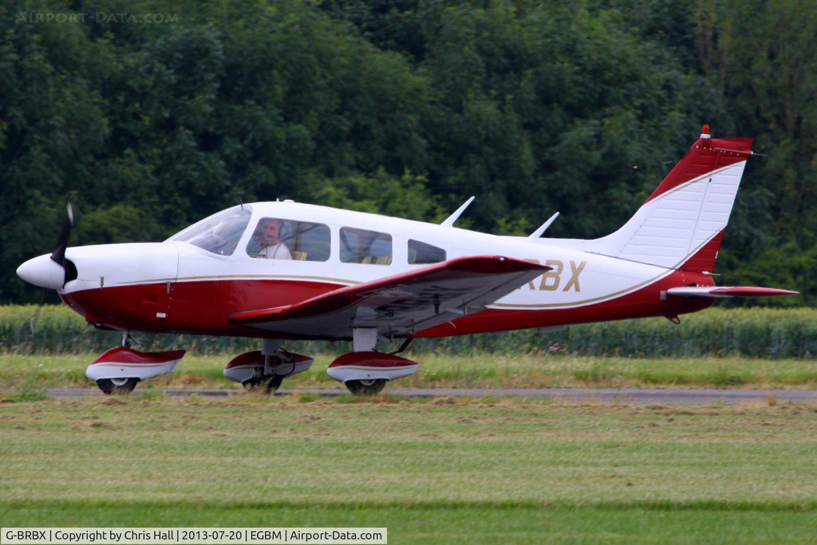 G-BRBX, 1976 Piper PA-28-181 Cherokee Archer II C/N 28-7690185, at the Tatenhill Charity Fly in