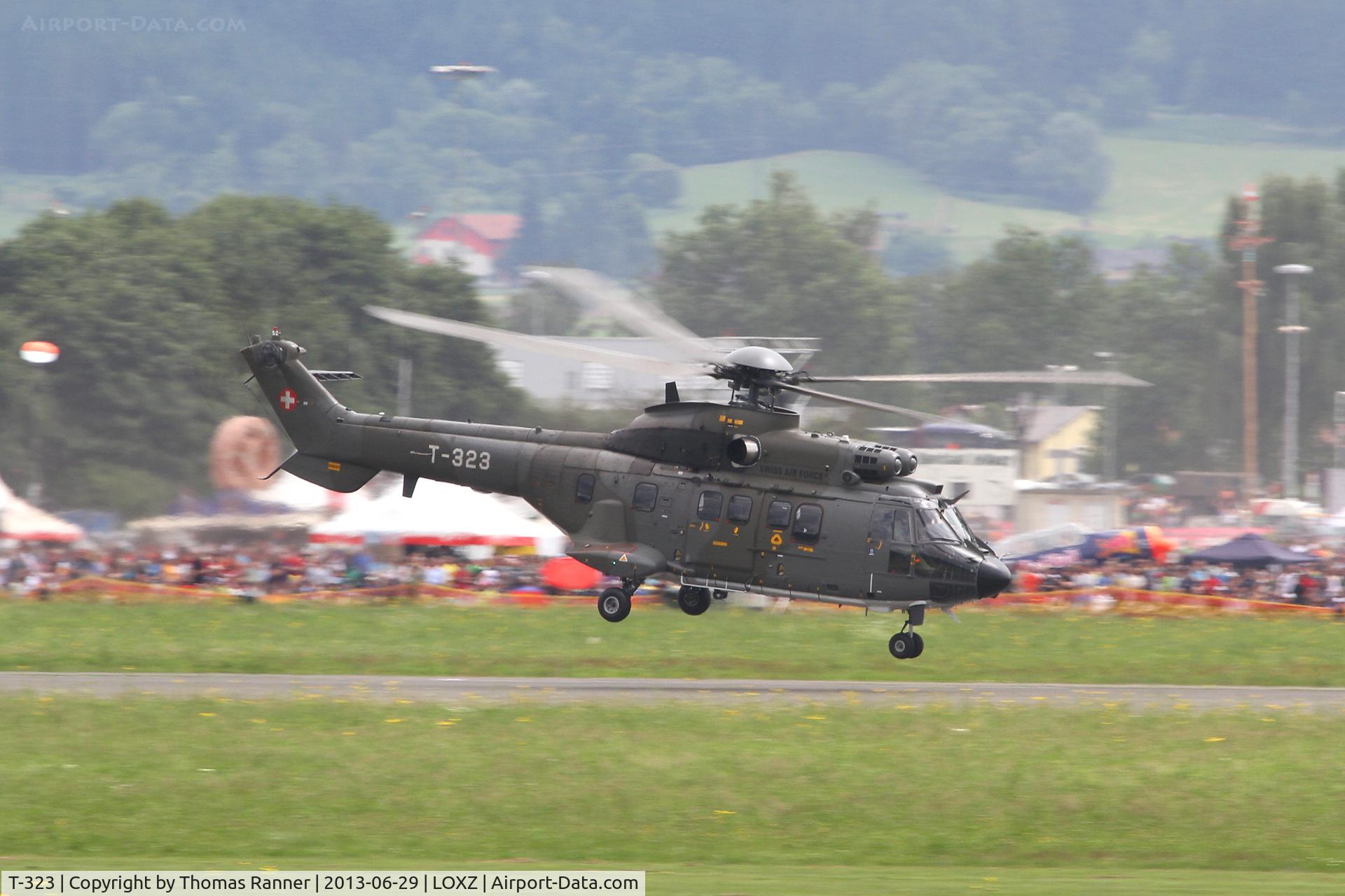 T-323, Aerospatiale TH89 Super Puma (AS-332M1) C/N 2360, Swiss AF Super Puma