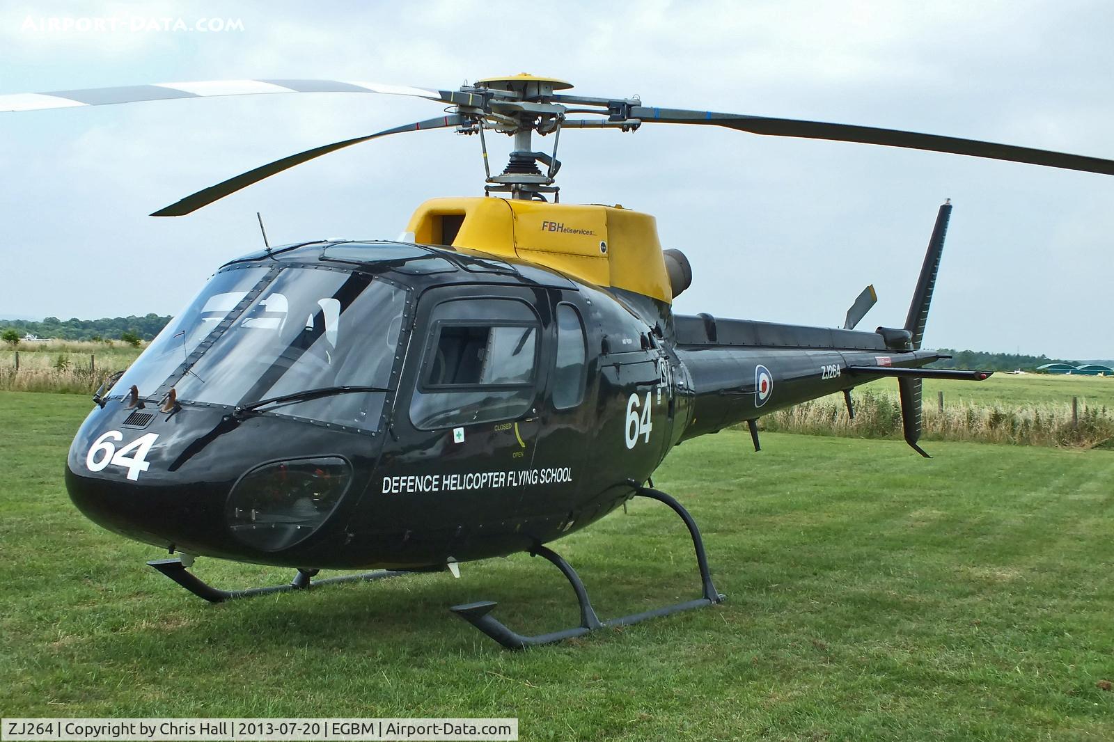 ZJ264, 1997 Eurocopter AS-350BB Squirrel HT1 Ecureuil C/N 2992, at the Tatenhill Charity Fly in