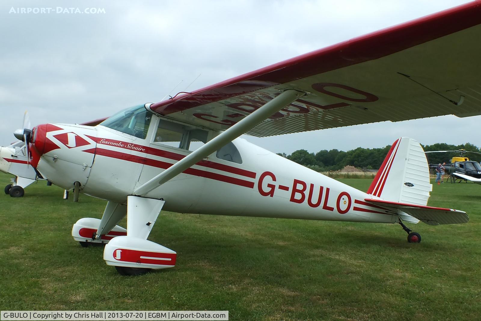 G-BULO, 1946 Luscombe 8F Silvaire C/N 4216, at the Tatenhill Charity Fly in