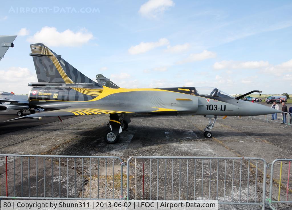 80, Dassault Mirage 2000C C/N 322, Aircraft used as static during LFOC Open Day 2013... Aircraft is now stored and under special c/s