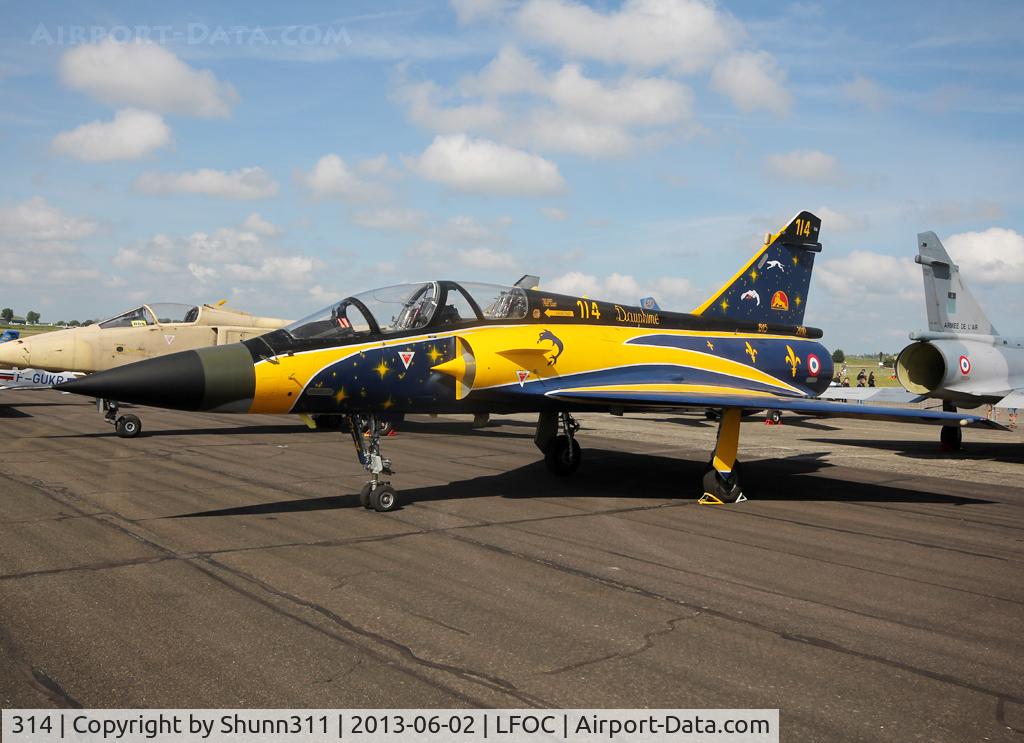 314, Dassault Mirage 2000N C/N 203, Used as static aircraft during LFOC Open Day 2013... Aircraft is now stored with special c/s